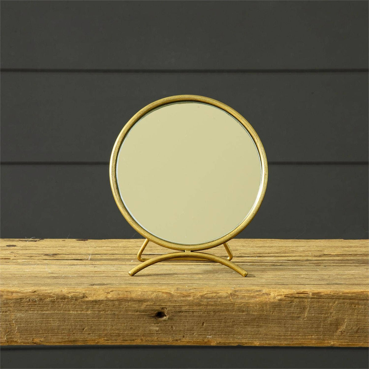 Audrey's Home & Gift - Gold Tabletop Mirror (PC)