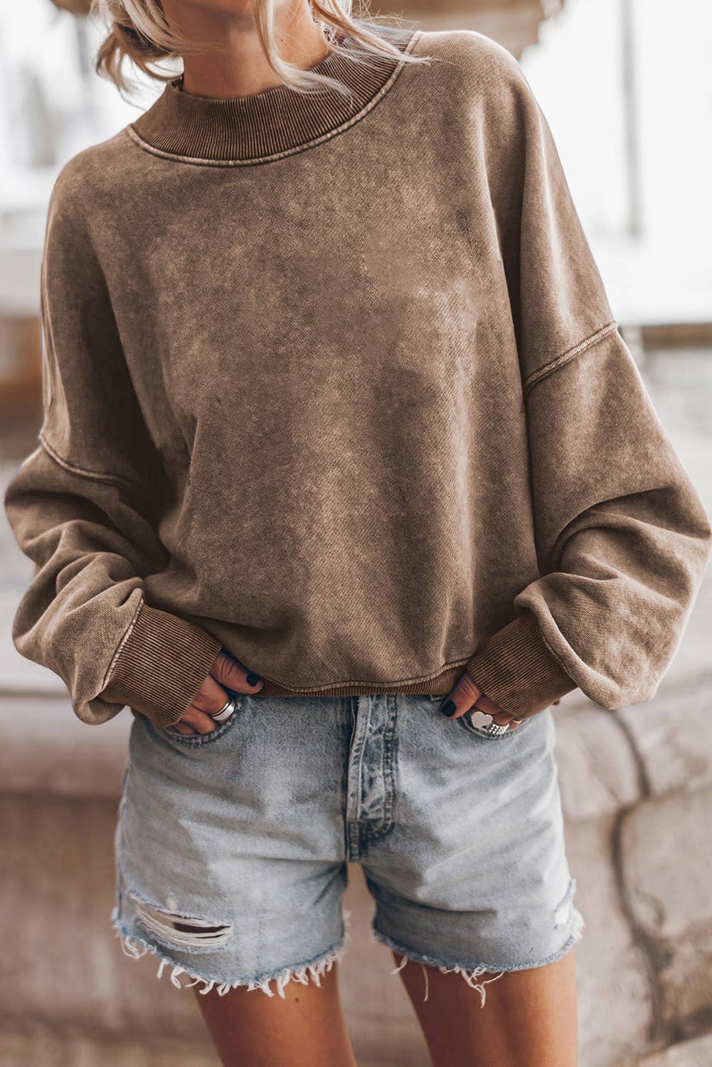 VINTAGE BROWN PULLOVER