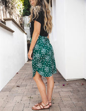 Small Floral Print Indy Weekend Skirt | Floral Green