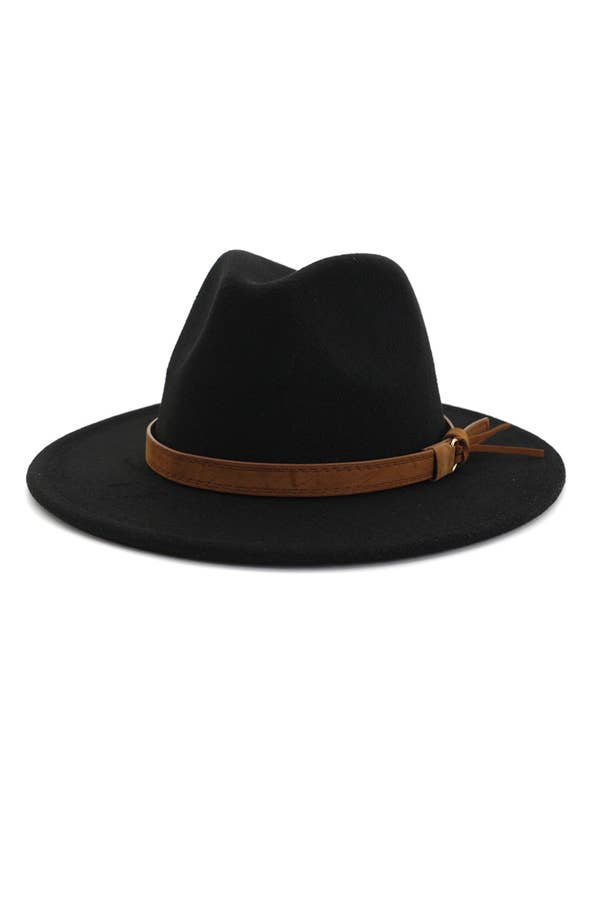 RETRO FLAT BRIM BELT HAT