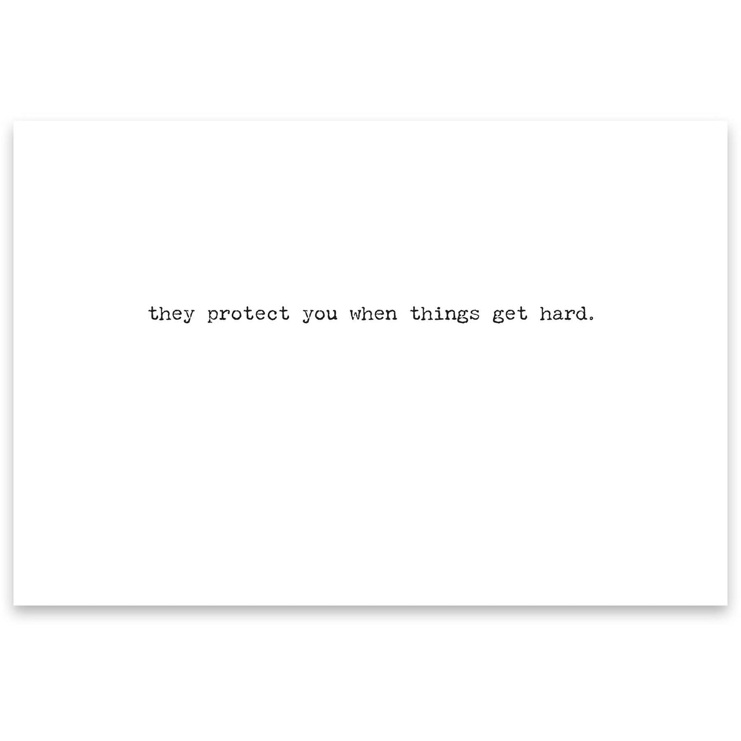 FRIENDS ARE LIKE CONDOMS GREETING CARD