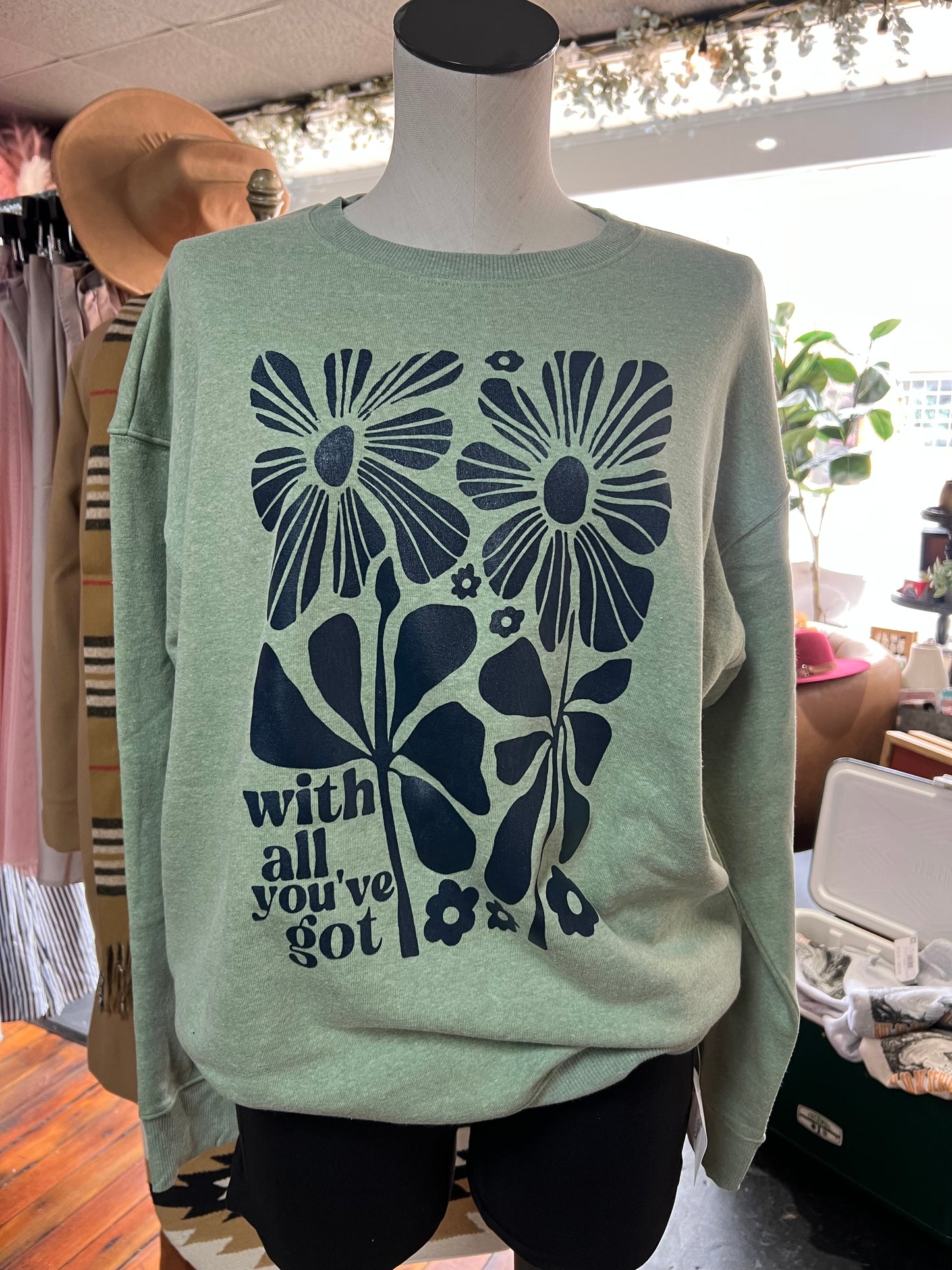 WITH ALL YOU’VE GOT