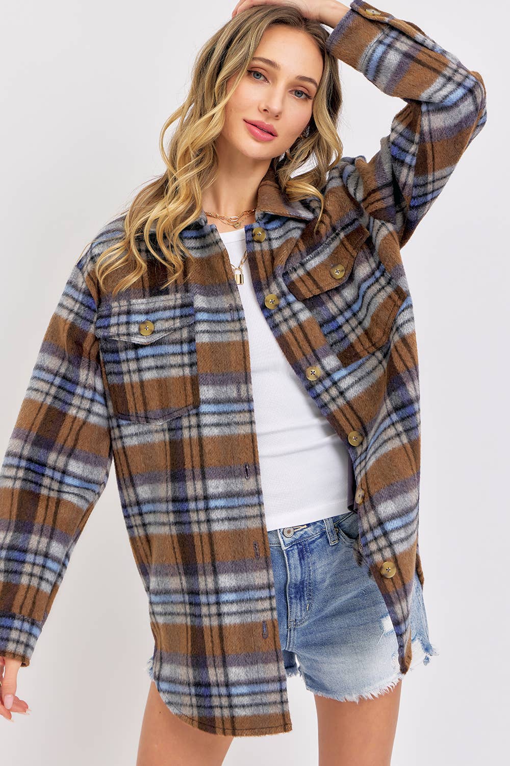 PLAID SHACKET