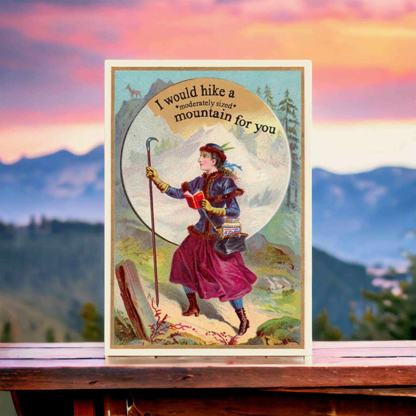 SARCASTIC RELATIONSHIP HIKINH MOUNTAIN CARD
