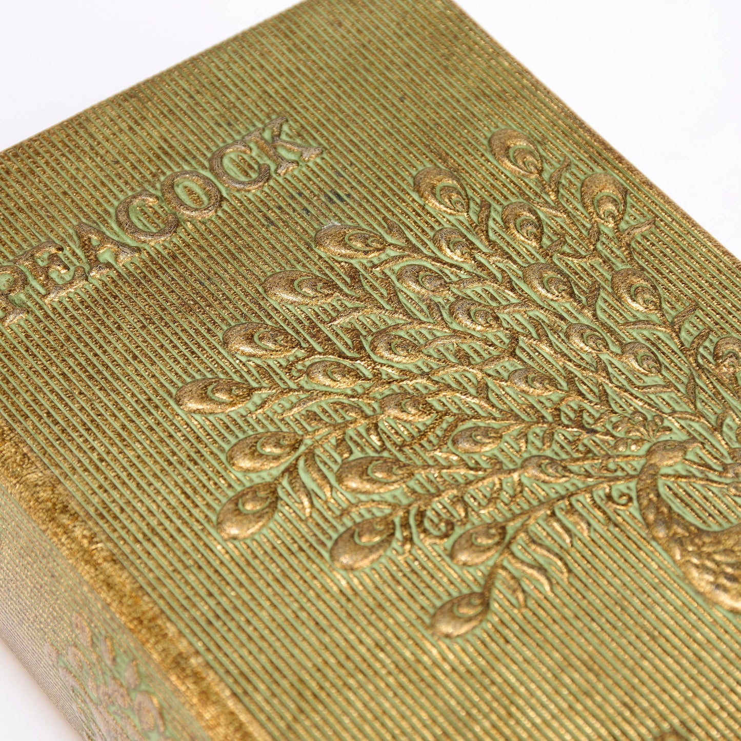 PEACOCK BOOK BOX