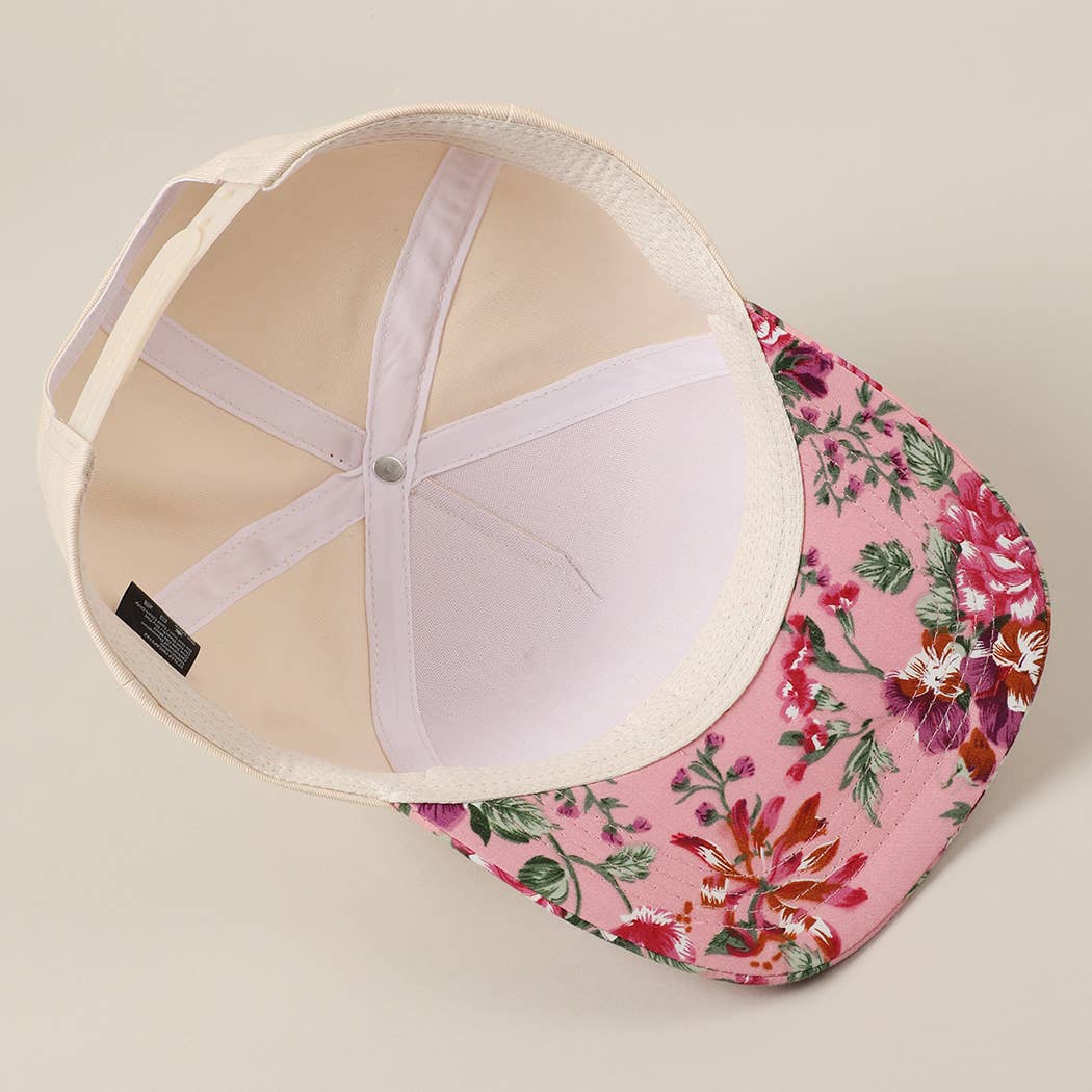 HOWDY DARLIN' EMBROIDERY PATCH FLORAK TWO-TONE HAT
