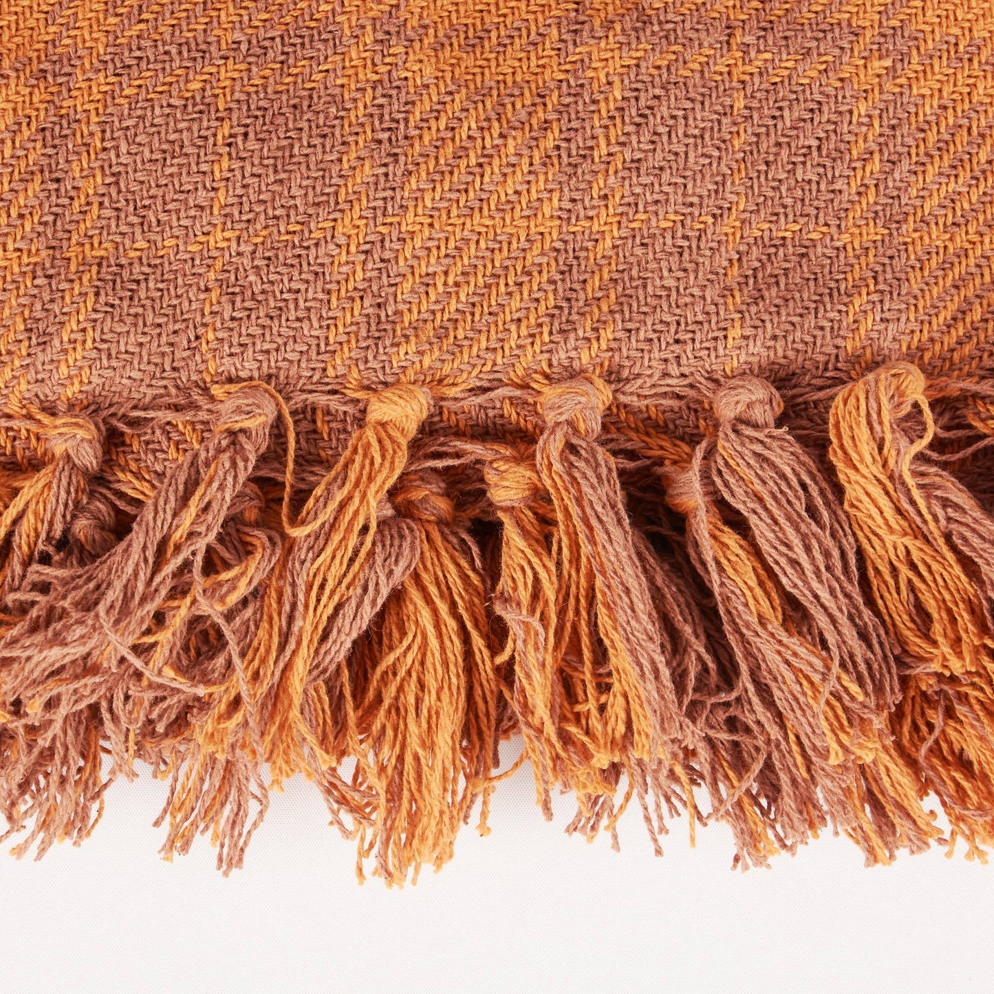 Primitives by Kathy - Orange Tartan Throw