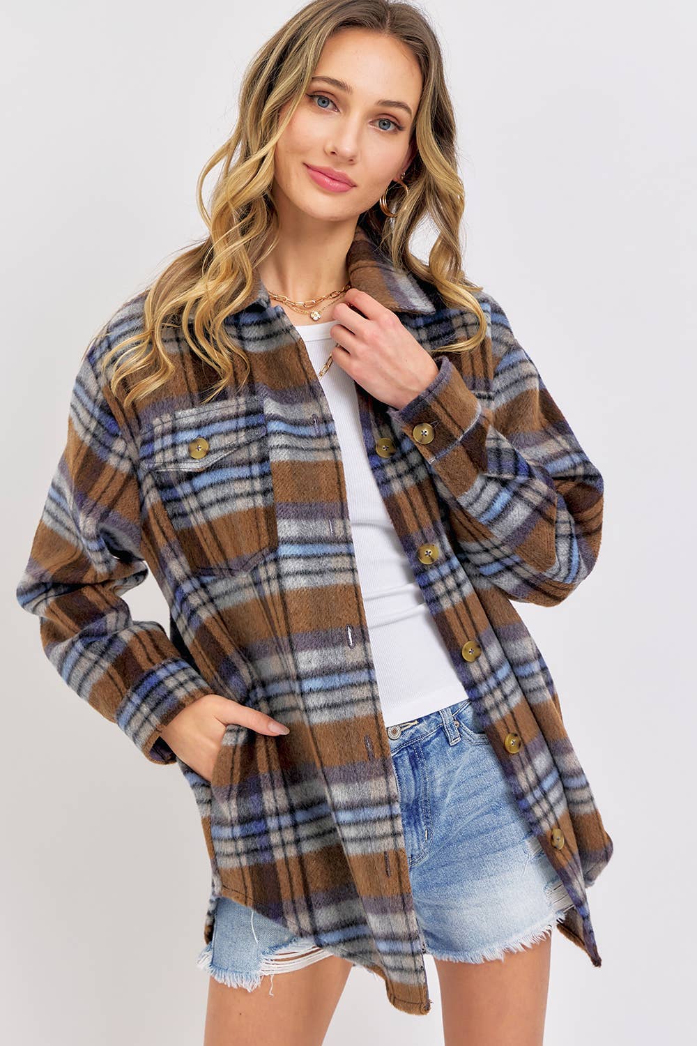 PLAID SHACKET