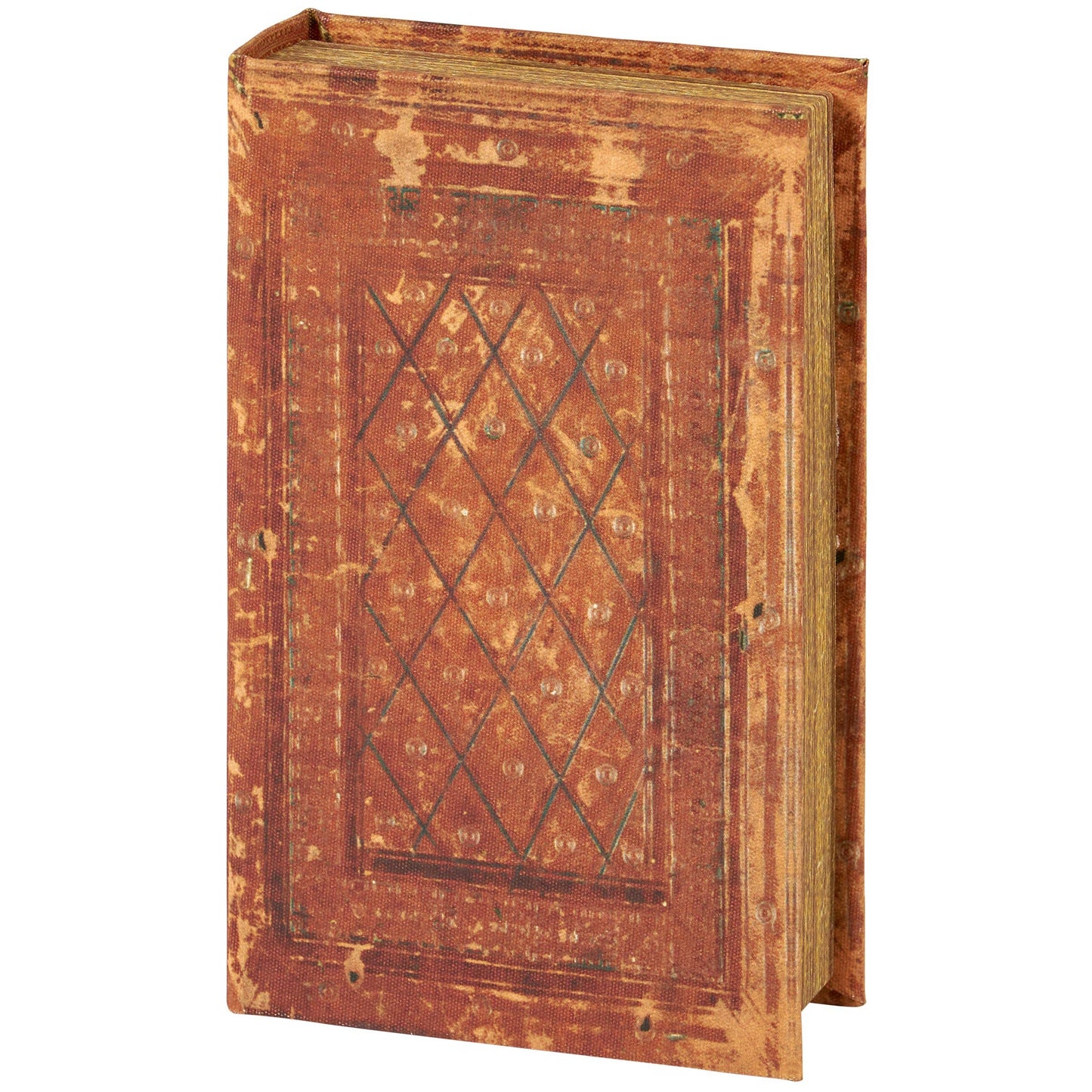 BROWN LATTICE BOOK BOX