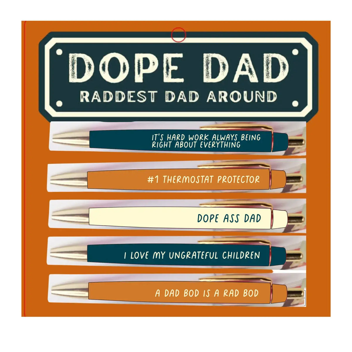 FUN CLUB - Dope Dad Pen Set (mens gifts, pens, father's day)