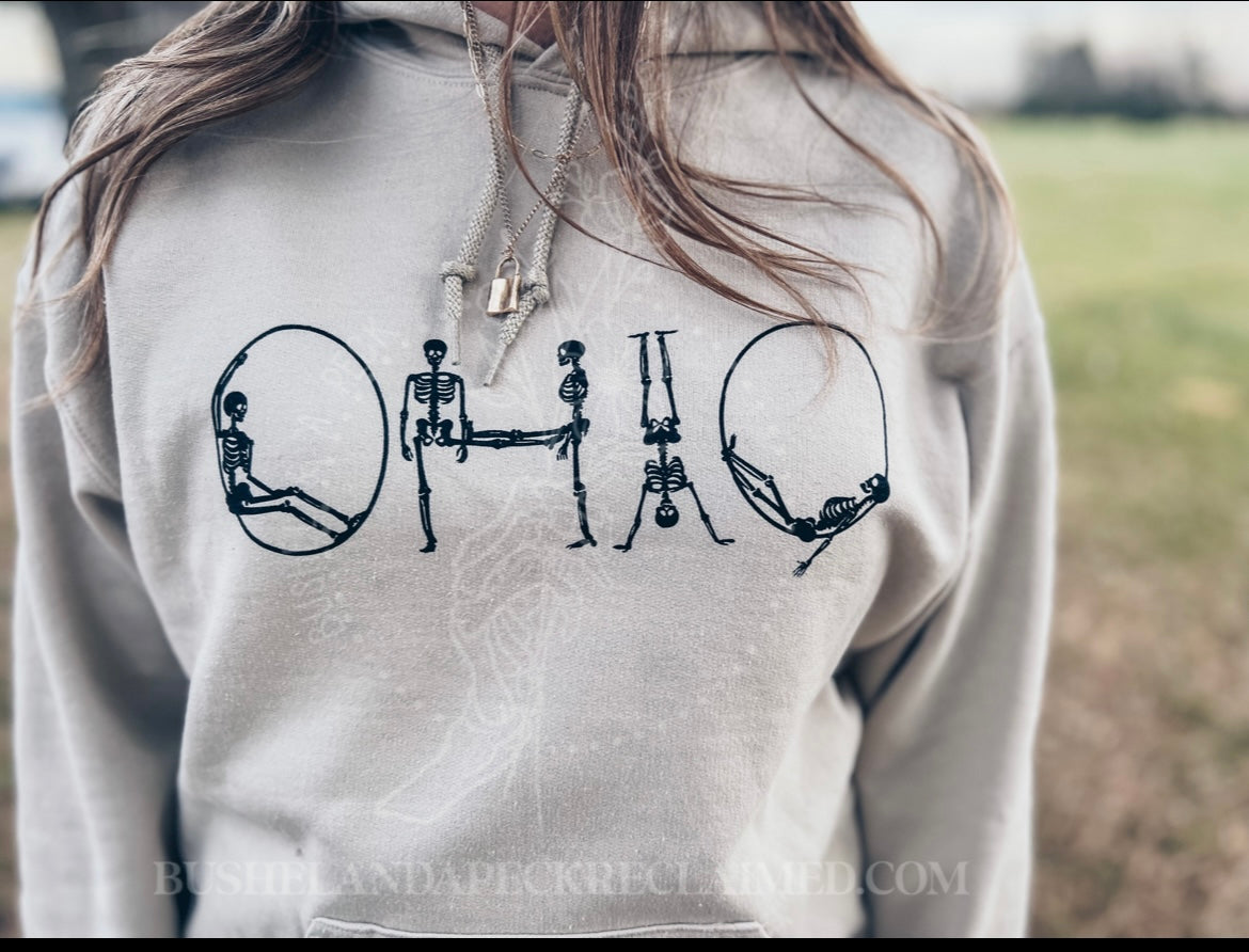 OHIO SKELETON HOODIE