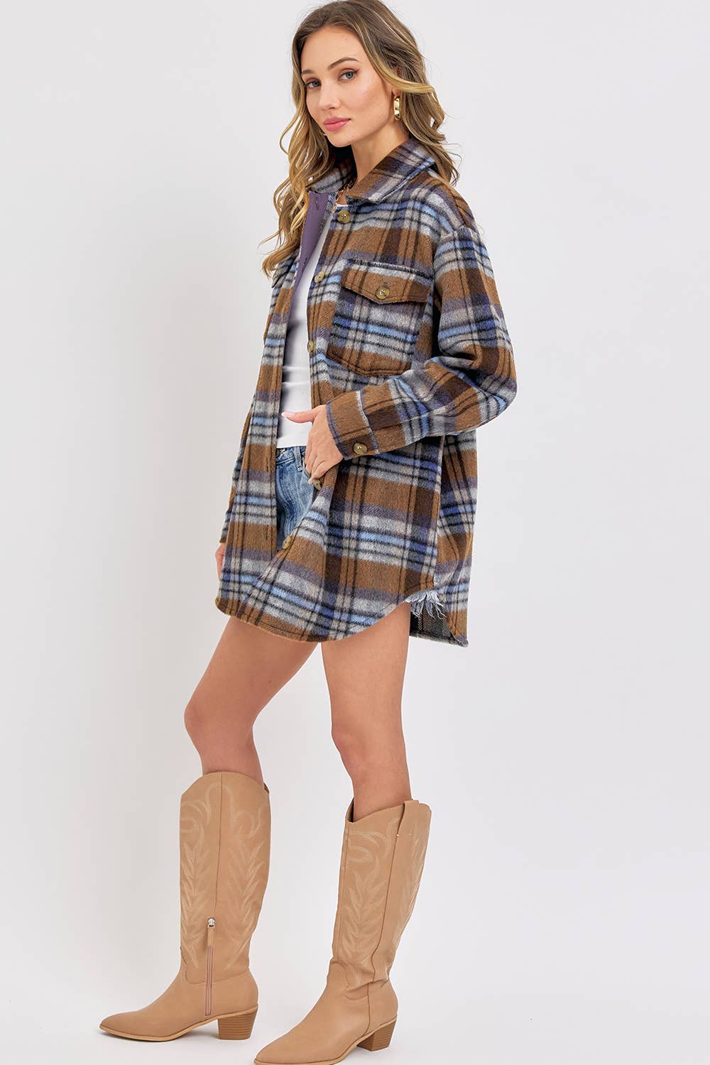 PLAID SHACKET
