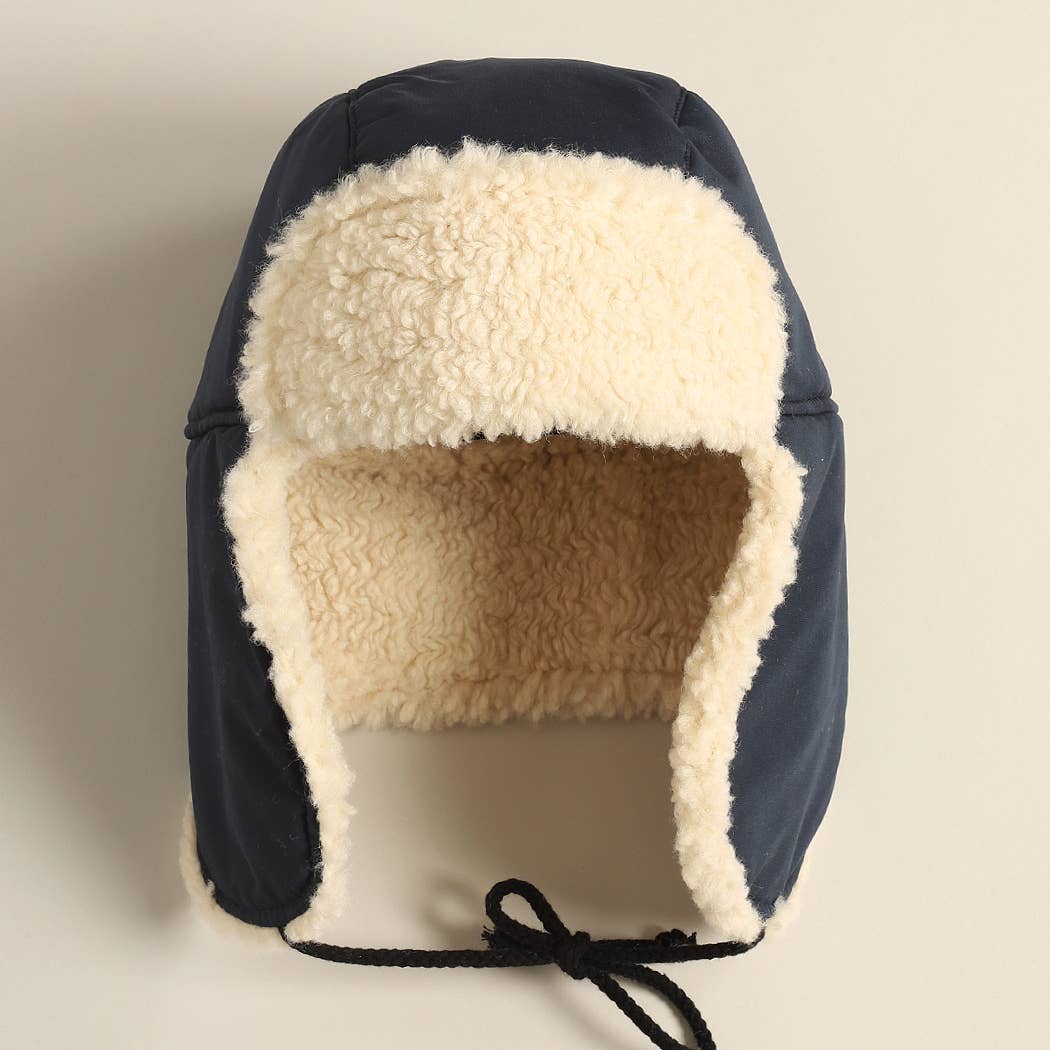 WARM SHERPA WINTER TRAPPER HAT