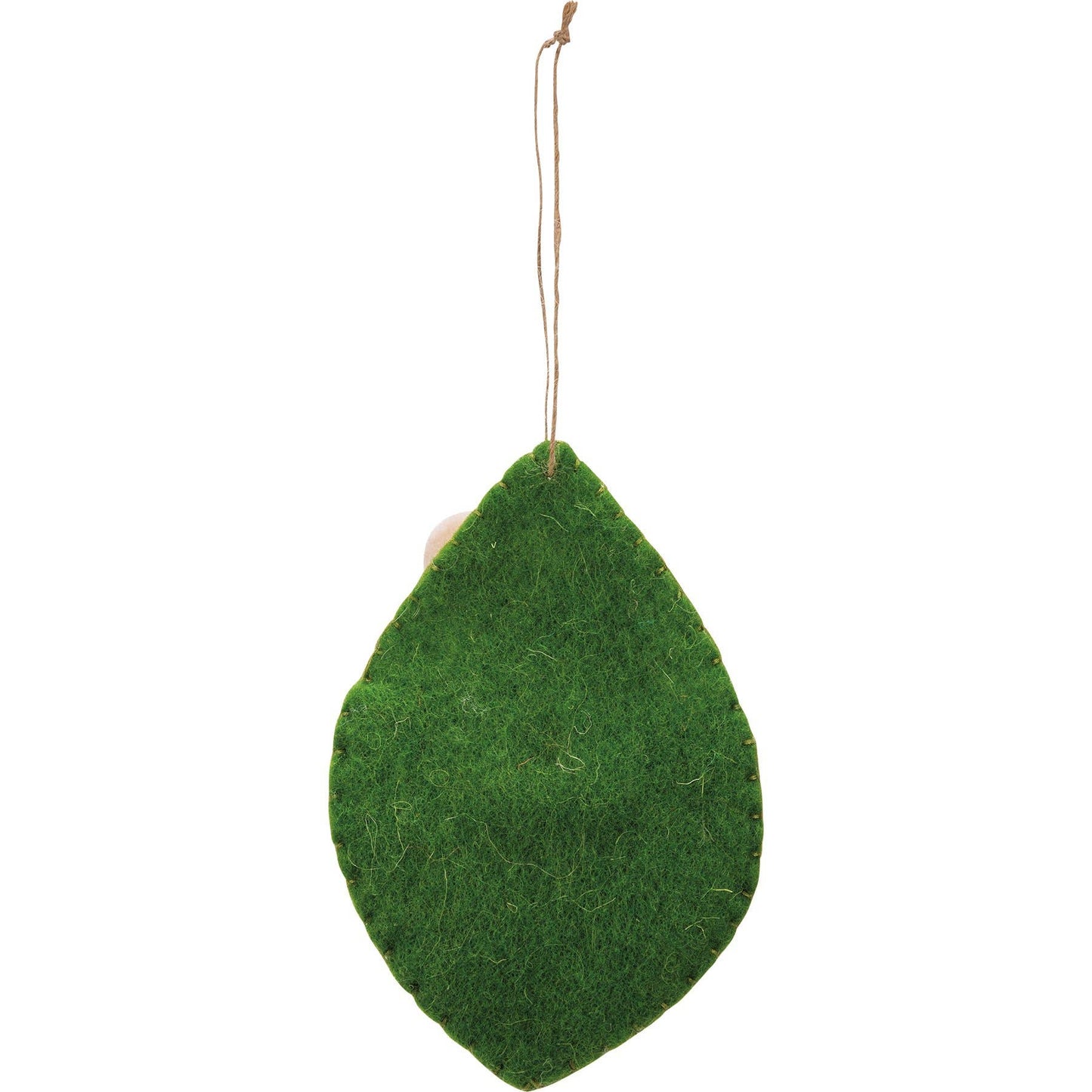 MOUSE IN LEAF BED CRITTTER ORNAMENT