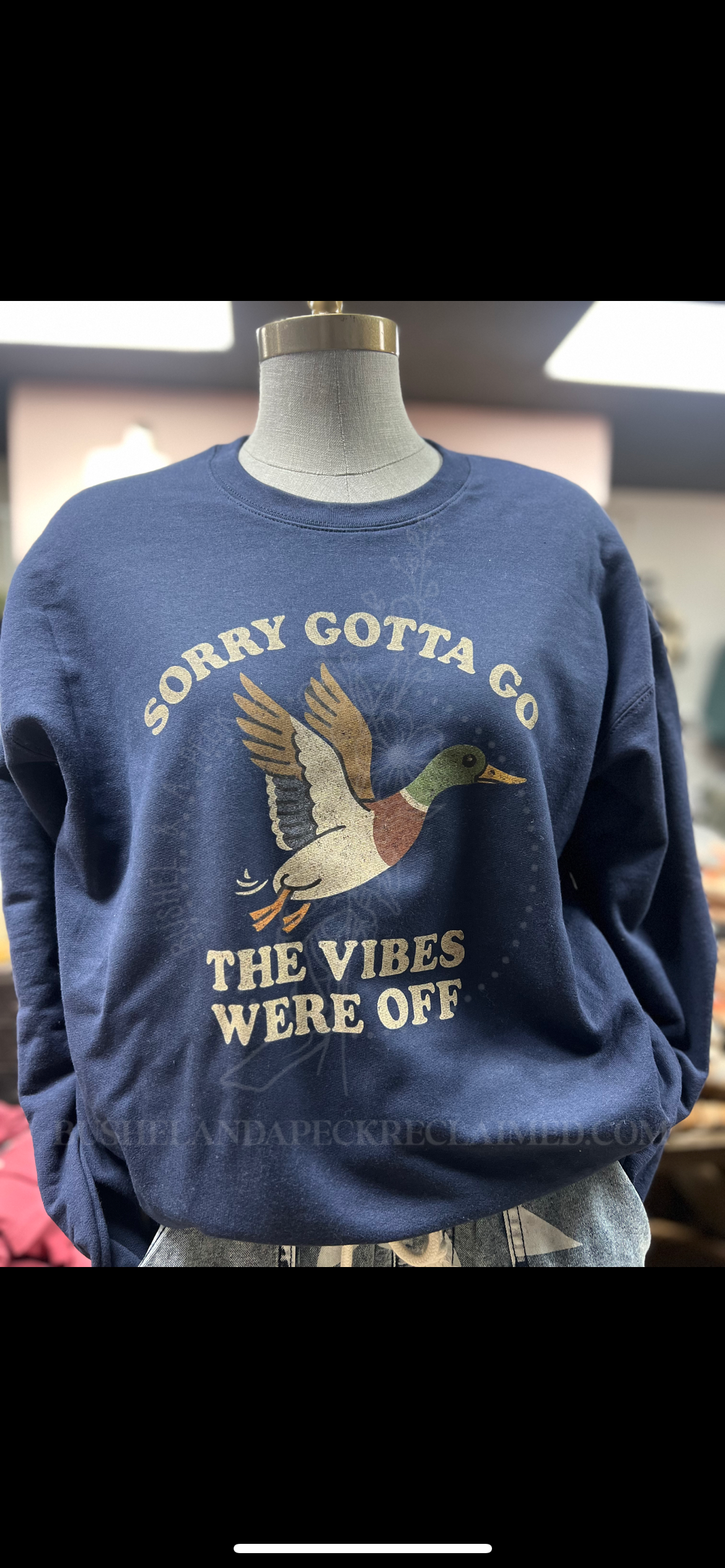 SORRY GOTTA GO - THE VIBES WERE OFF