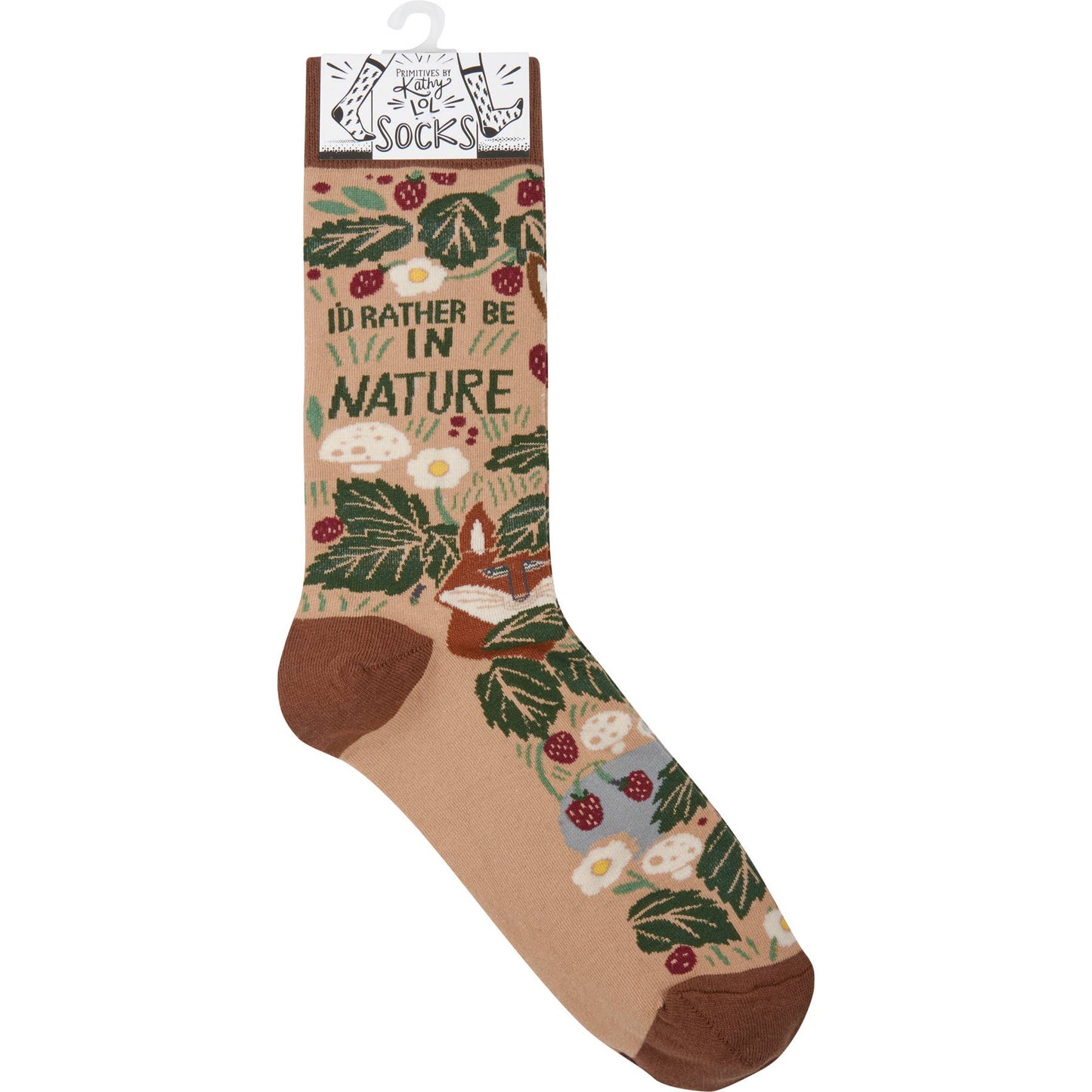 I'D RATHER BE IN NATURE SOCKS