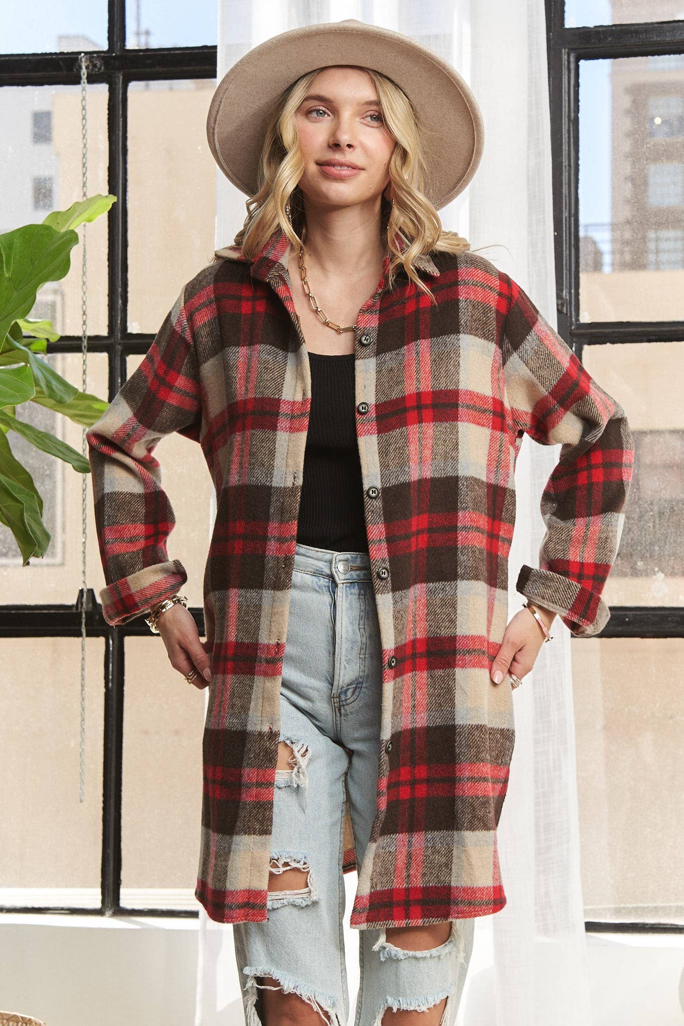 CLASSIC FLANNEL SHACKET