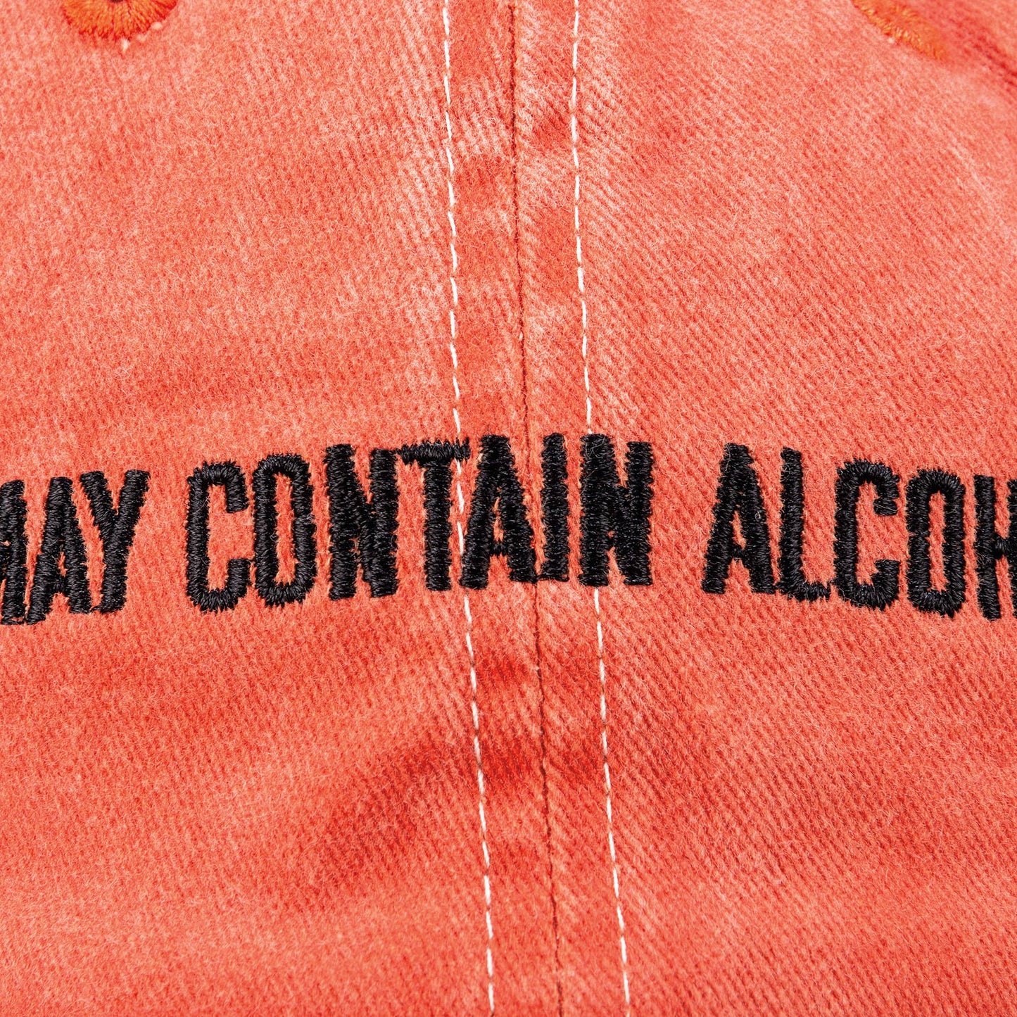 MAY CONTAIN ALCOHOL BASEBALL CAP