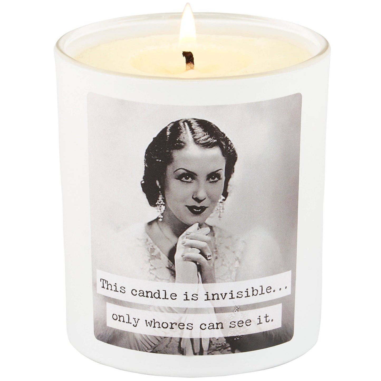 THIS CANDLE IS INVISIBLE