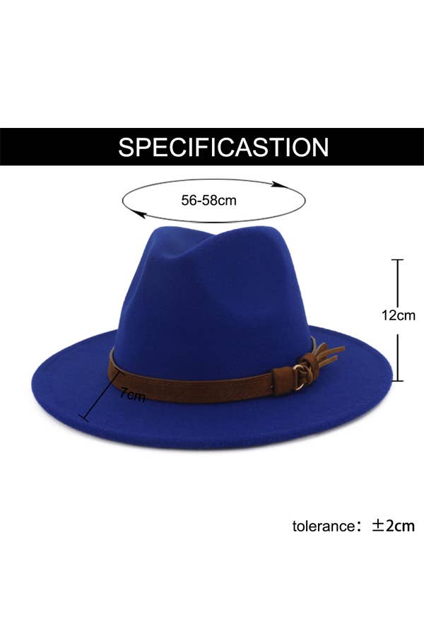 RETRO FLAT BRIM BELT HAT