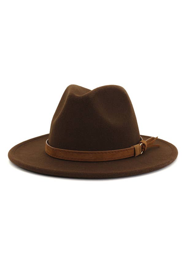 RETRO FLAT BRIM BELT HAT