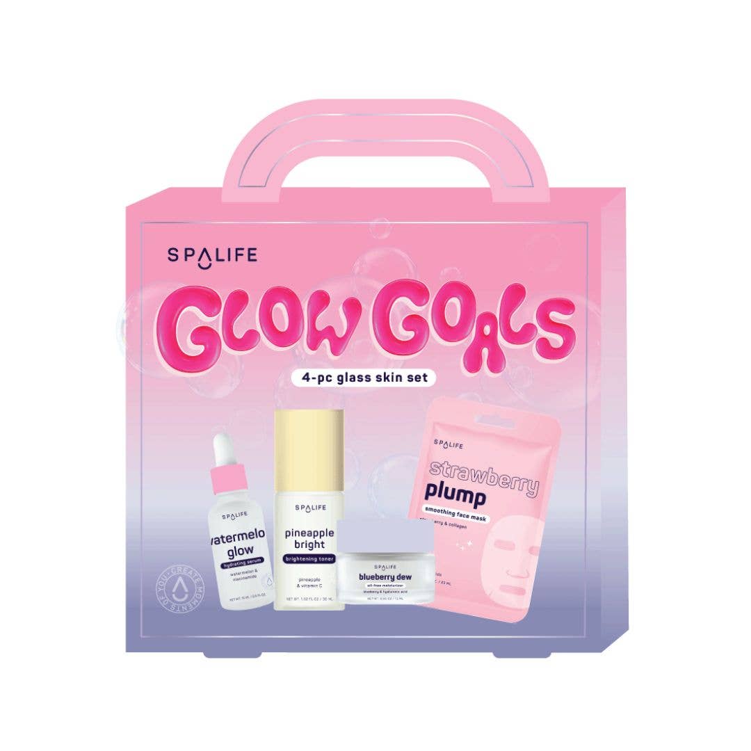 Christmas Holiday Glow Goals Skincare Gift Set – 4pc