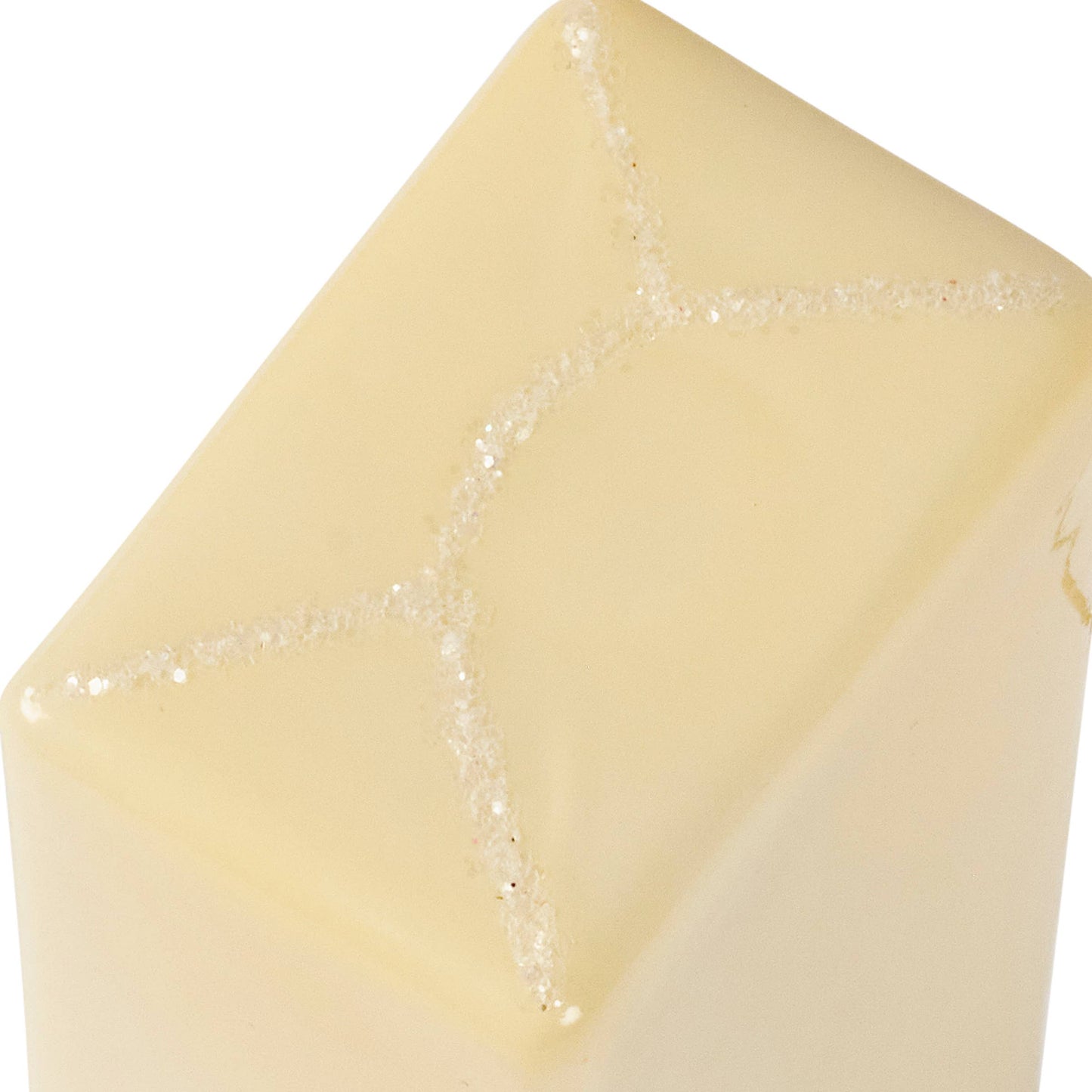 GLASS BUTTER STICK ORNAMENT