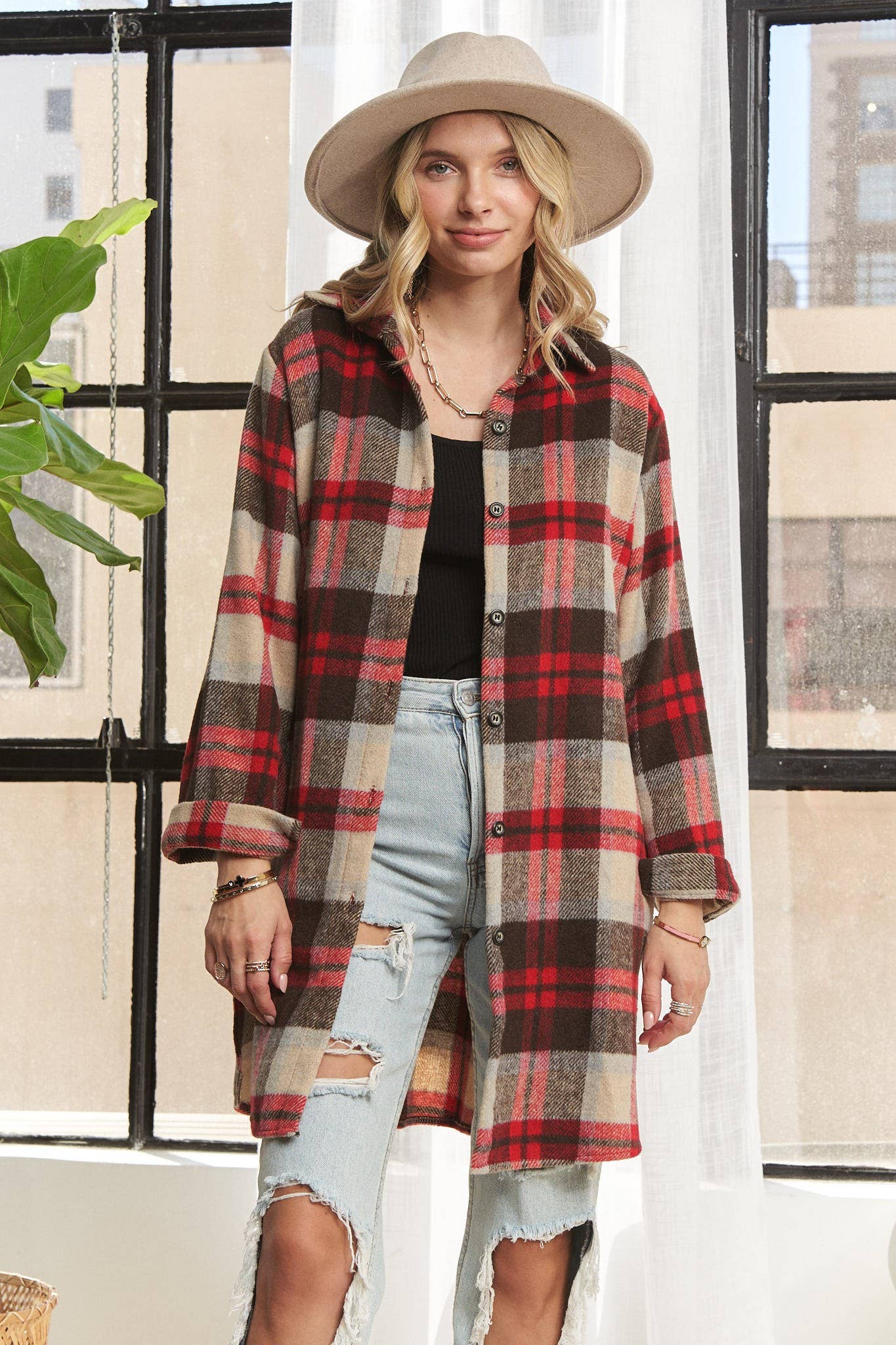 CLASSIC FLANNEL SHACKET
