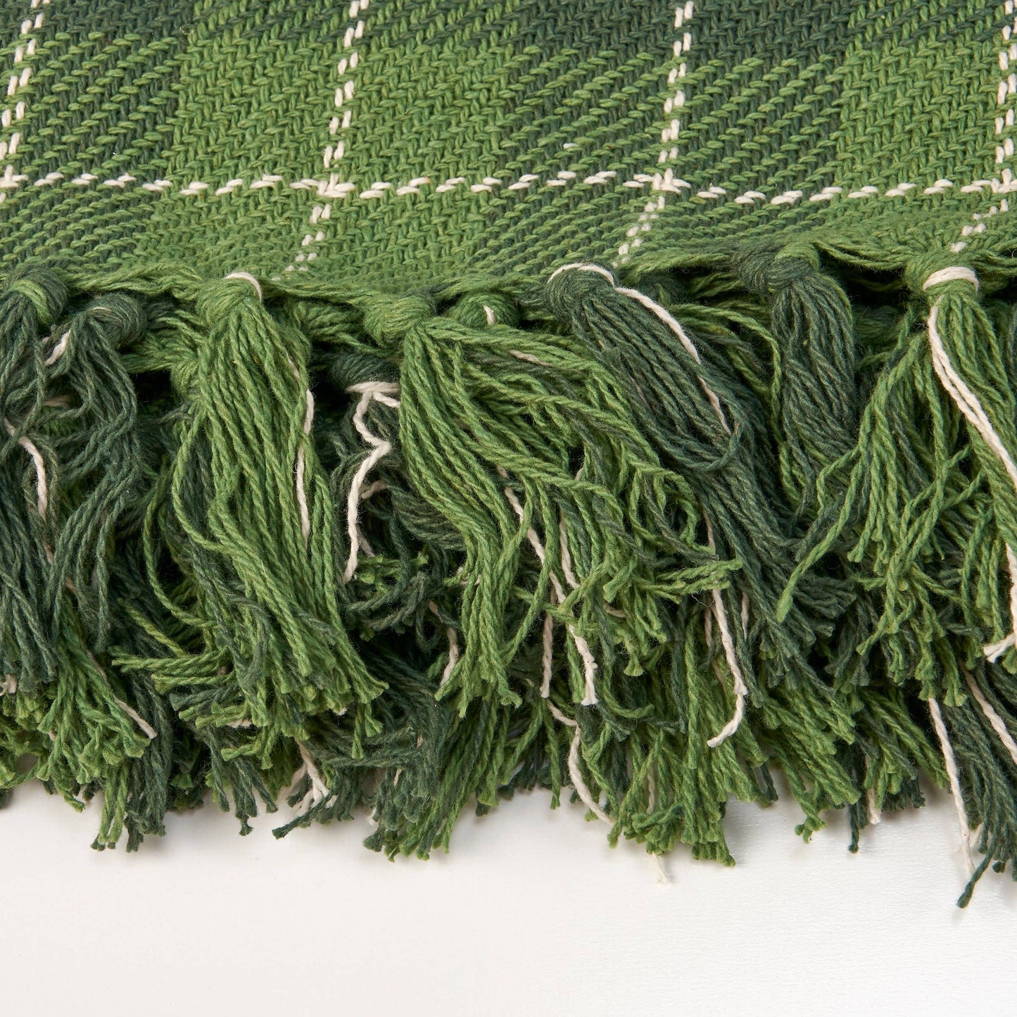 Primitives by Kathy - Green Tartan Throw