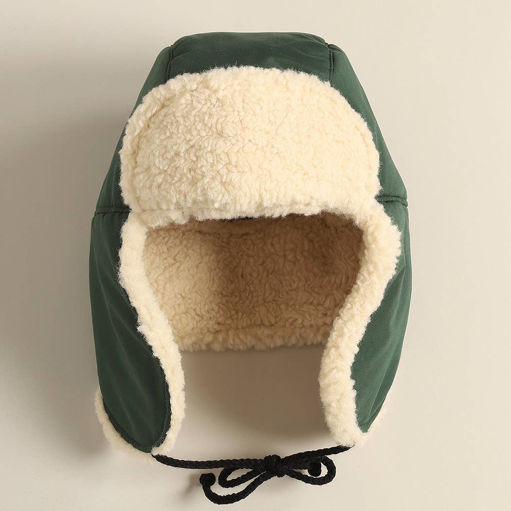 WARM SHERPA WINTER TRAPPER HAT