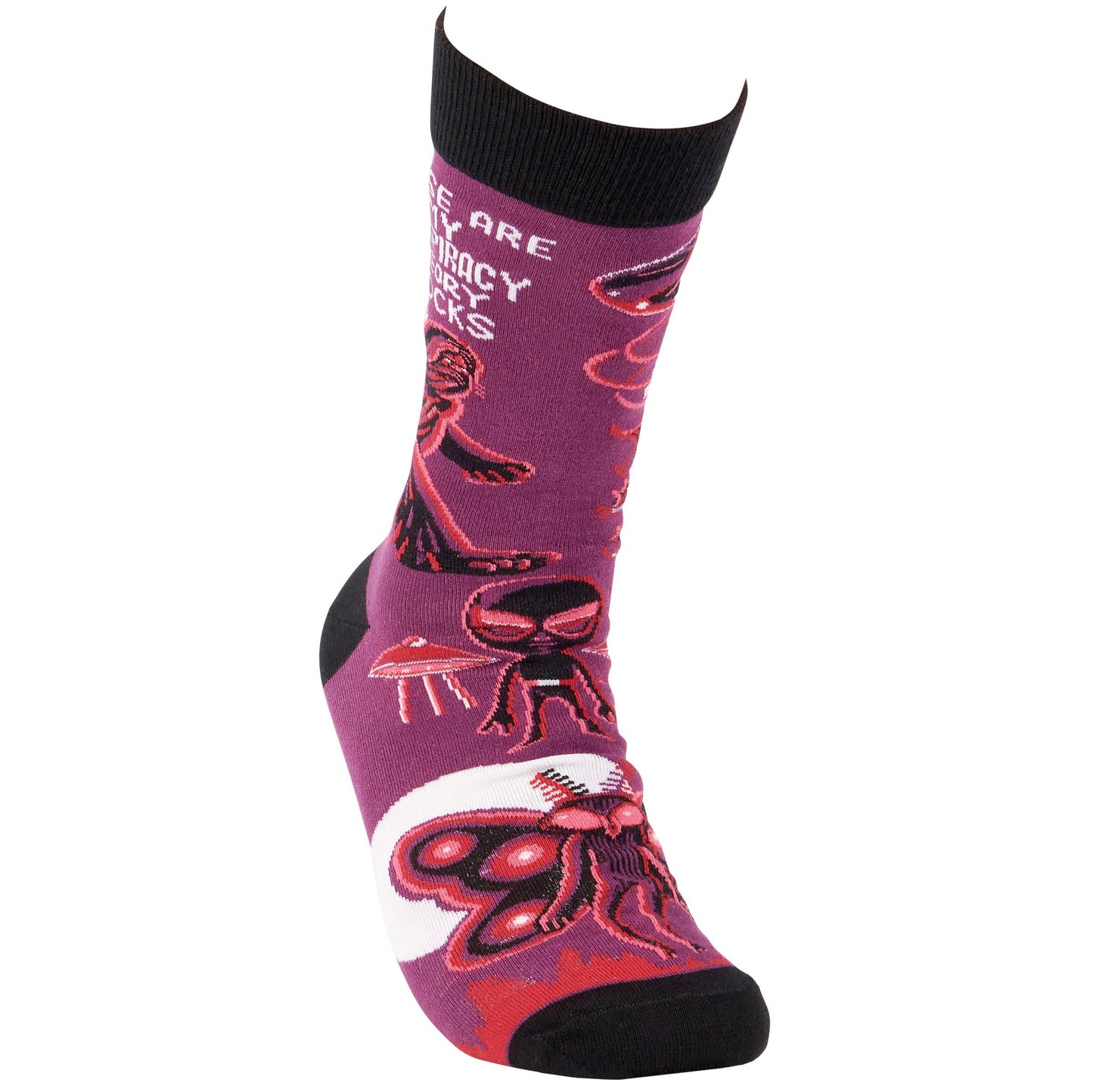THESE ARE MY CONSPIRACY THEORY SOCKS