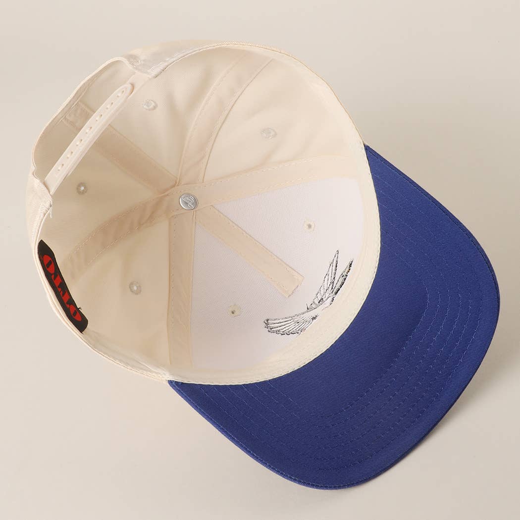 FLYING MALLARD GRAPHIC EMBROIDERED TRUCKER HAT