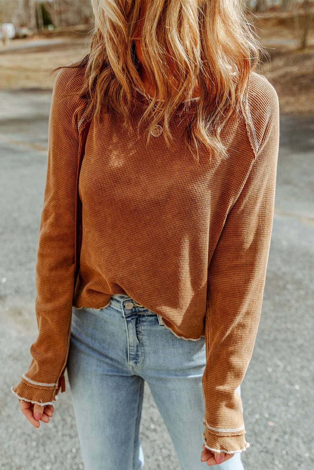 トップス andequal ribbon sleeve tops brown G by GIULIANA Tops | HSN