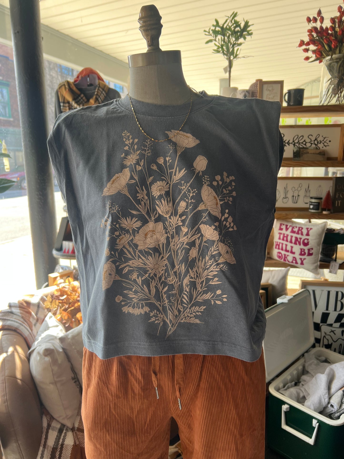 WILDFLOWER MUSCLE TEE