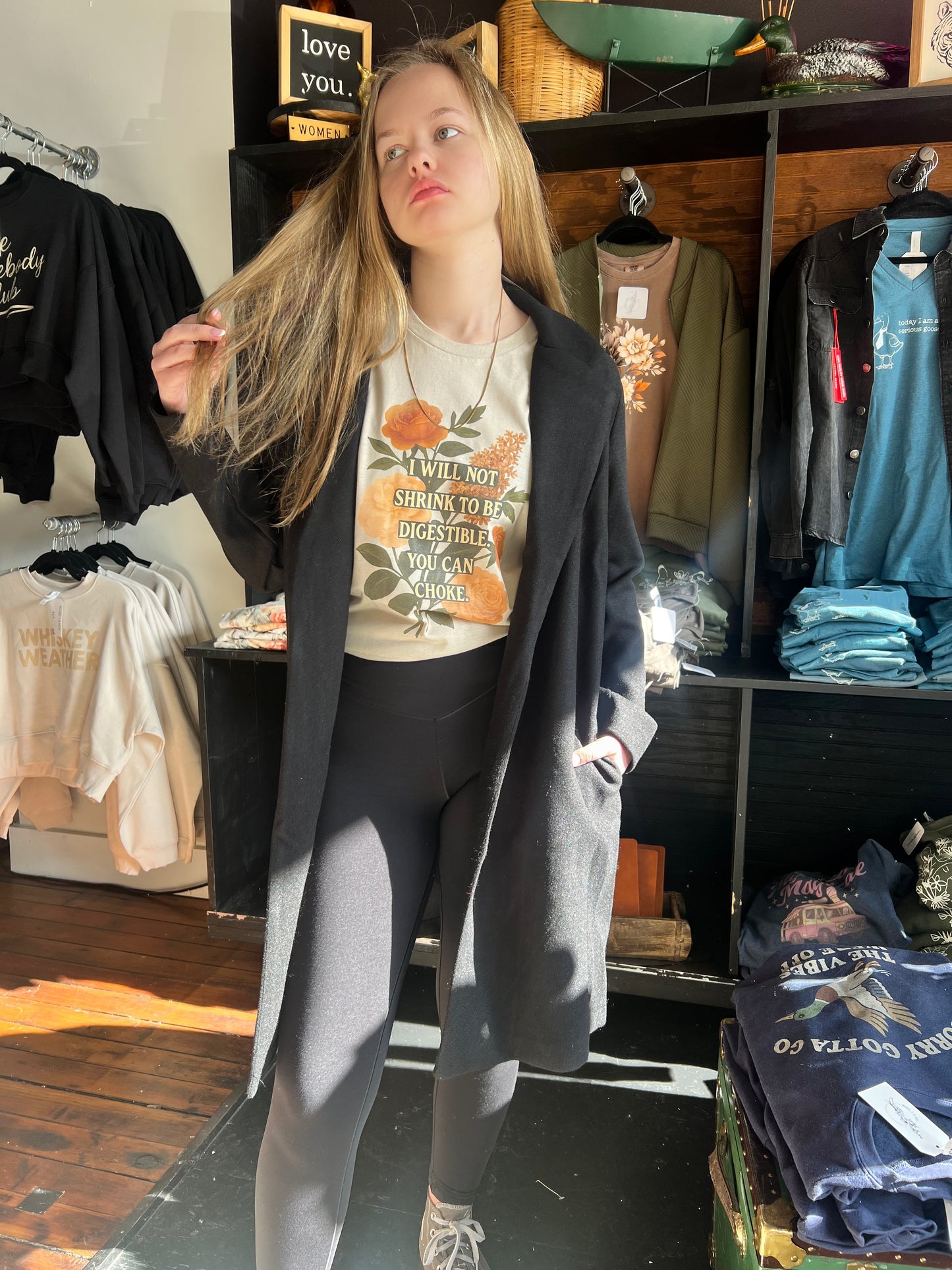 I WILL NOT SHRINK TO BE DIGESTIBLE