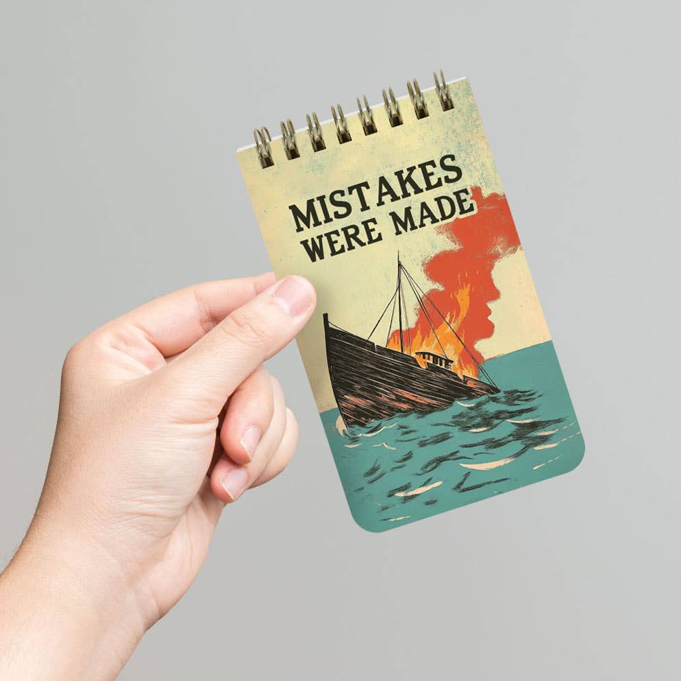 MISTAKES WERE MADE MEMO NOTEPAD