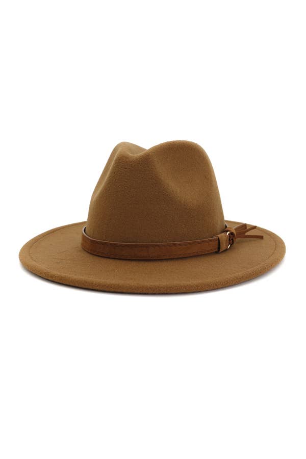 RETRO FLAT BRIM BELT HAT