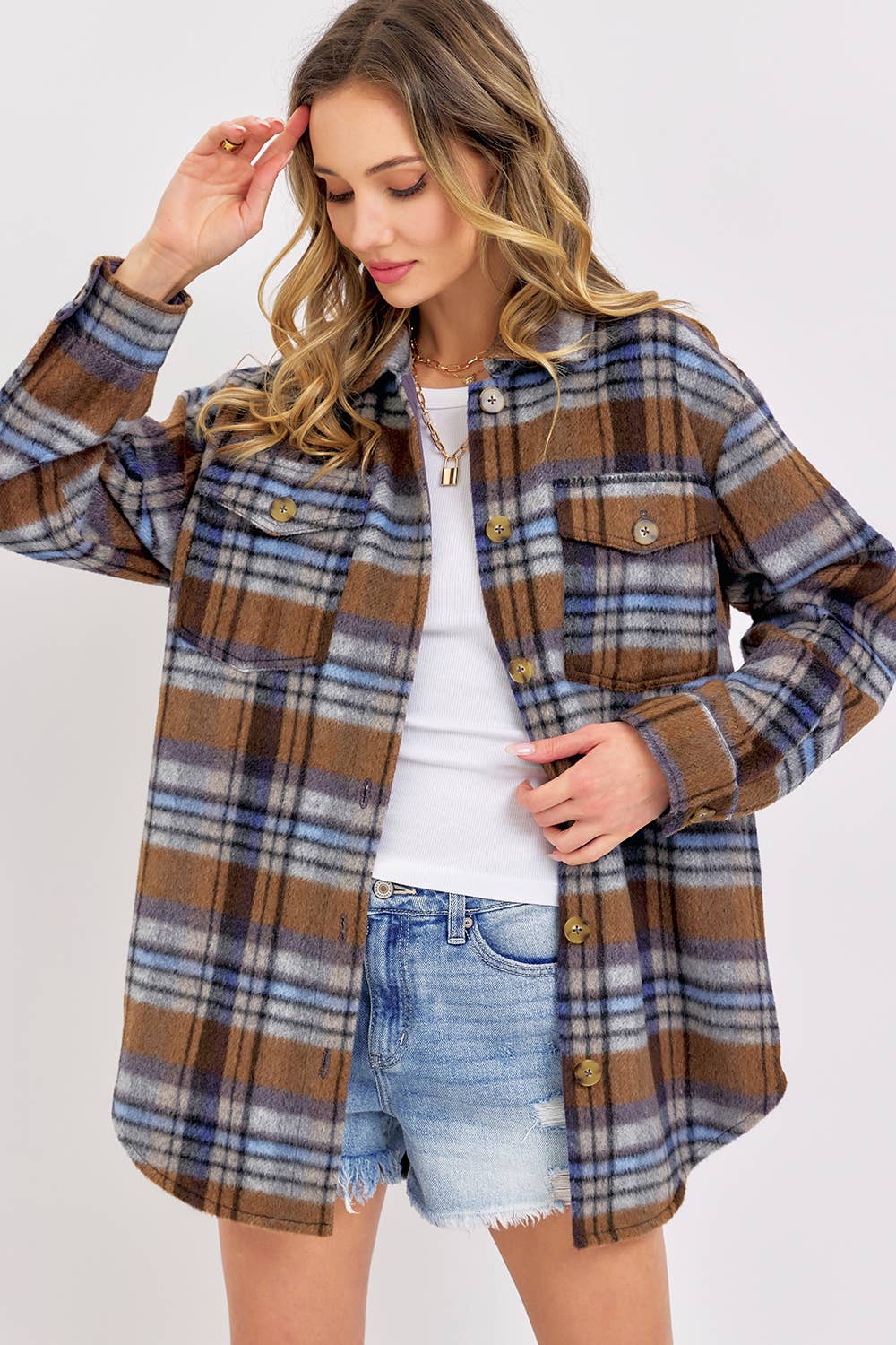 PLAID SHACKET