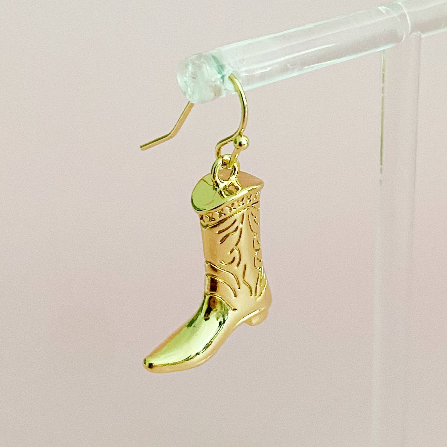 COWGIRL BOOTIE DANGLE EARRING