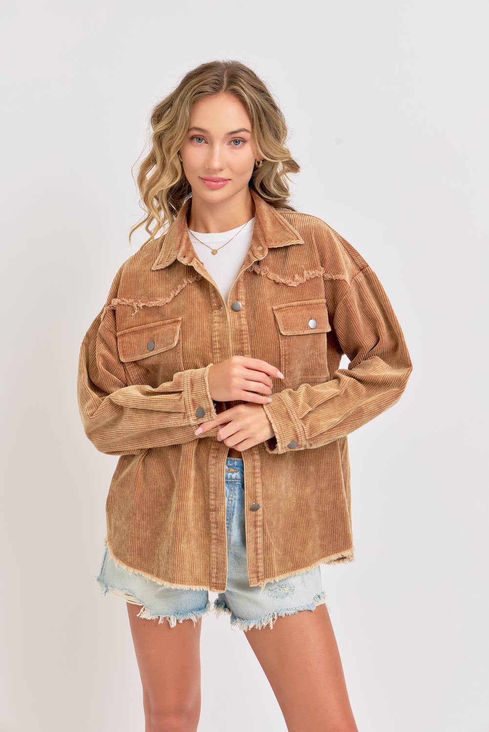 SHACKET MINERAL WASHED CORDUROY