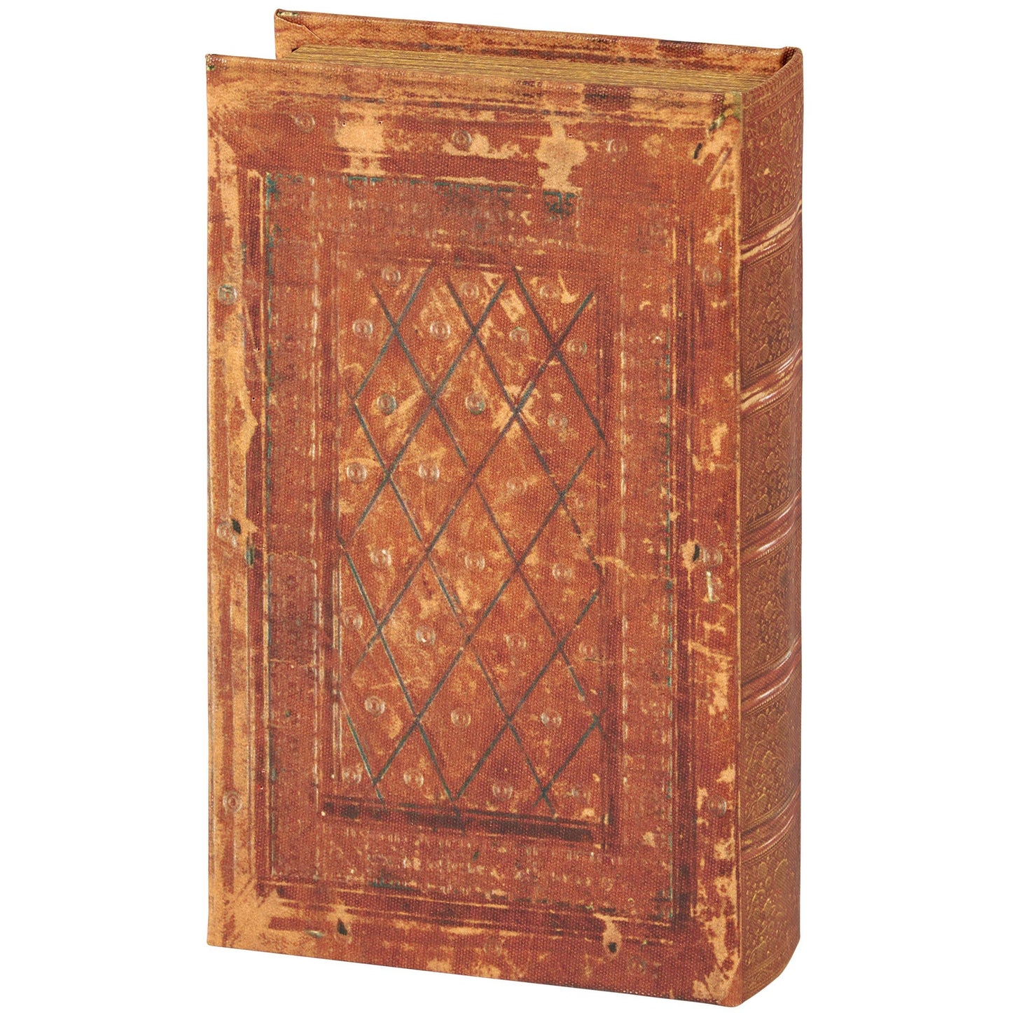 BROWN LATTICE BOOK BOX