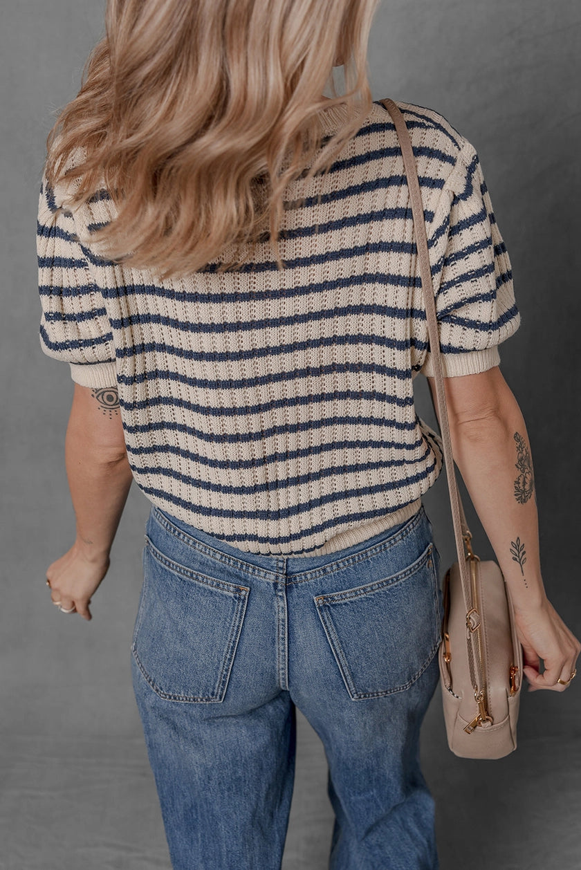 JUNIPER PUFF SLEEVE SWEATER TEE