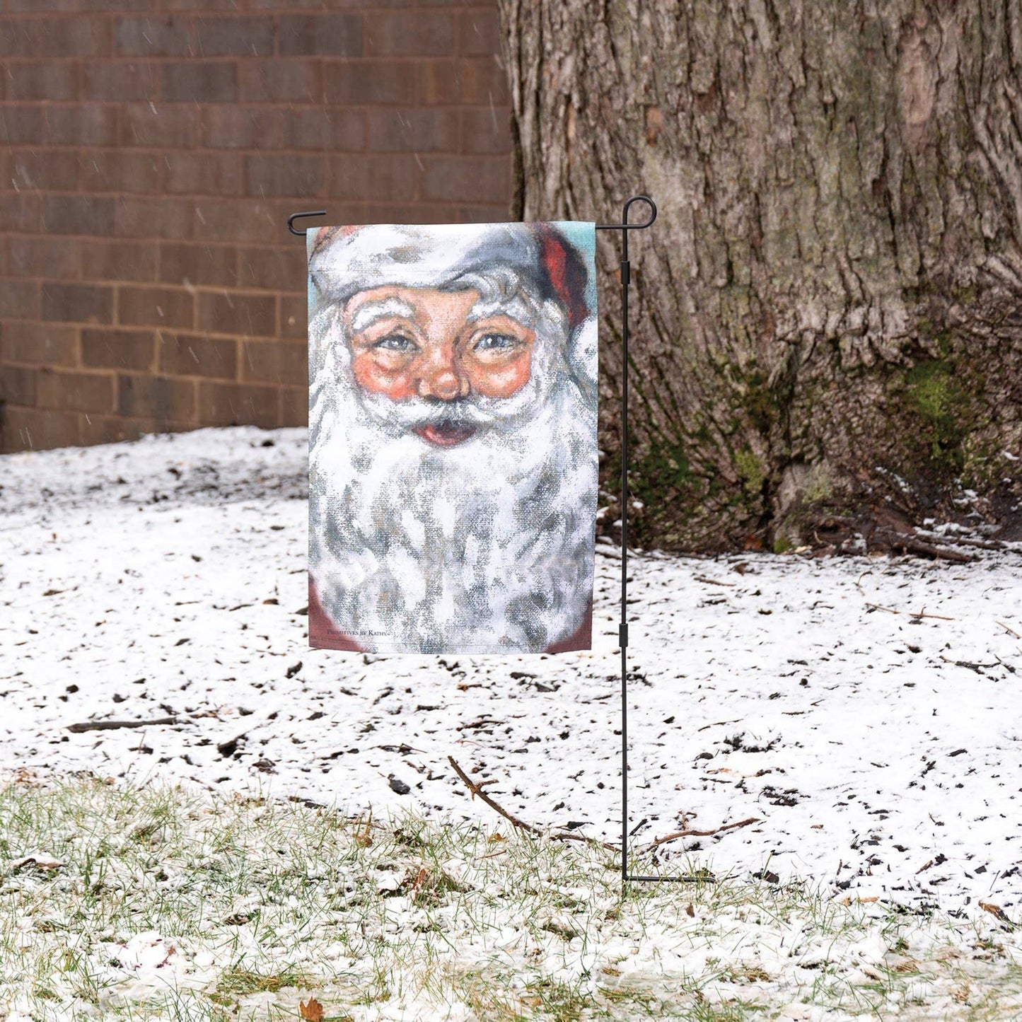 Primitives by Kathy - Santa Garden Flag