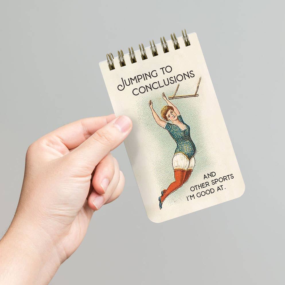 JUMPING TO CONCLUSIONS NOTEPAD