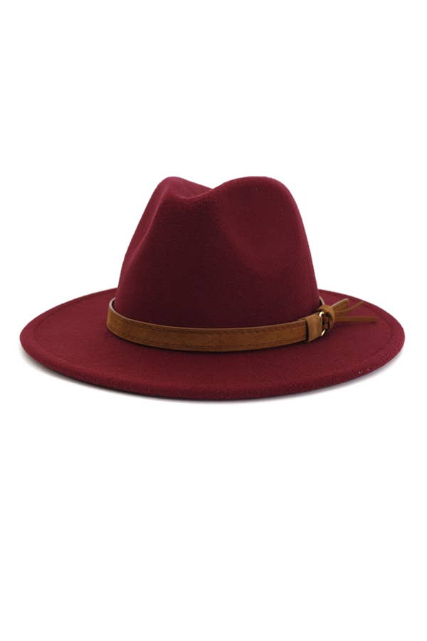 RETRO FLAT BRIM BELT HAT