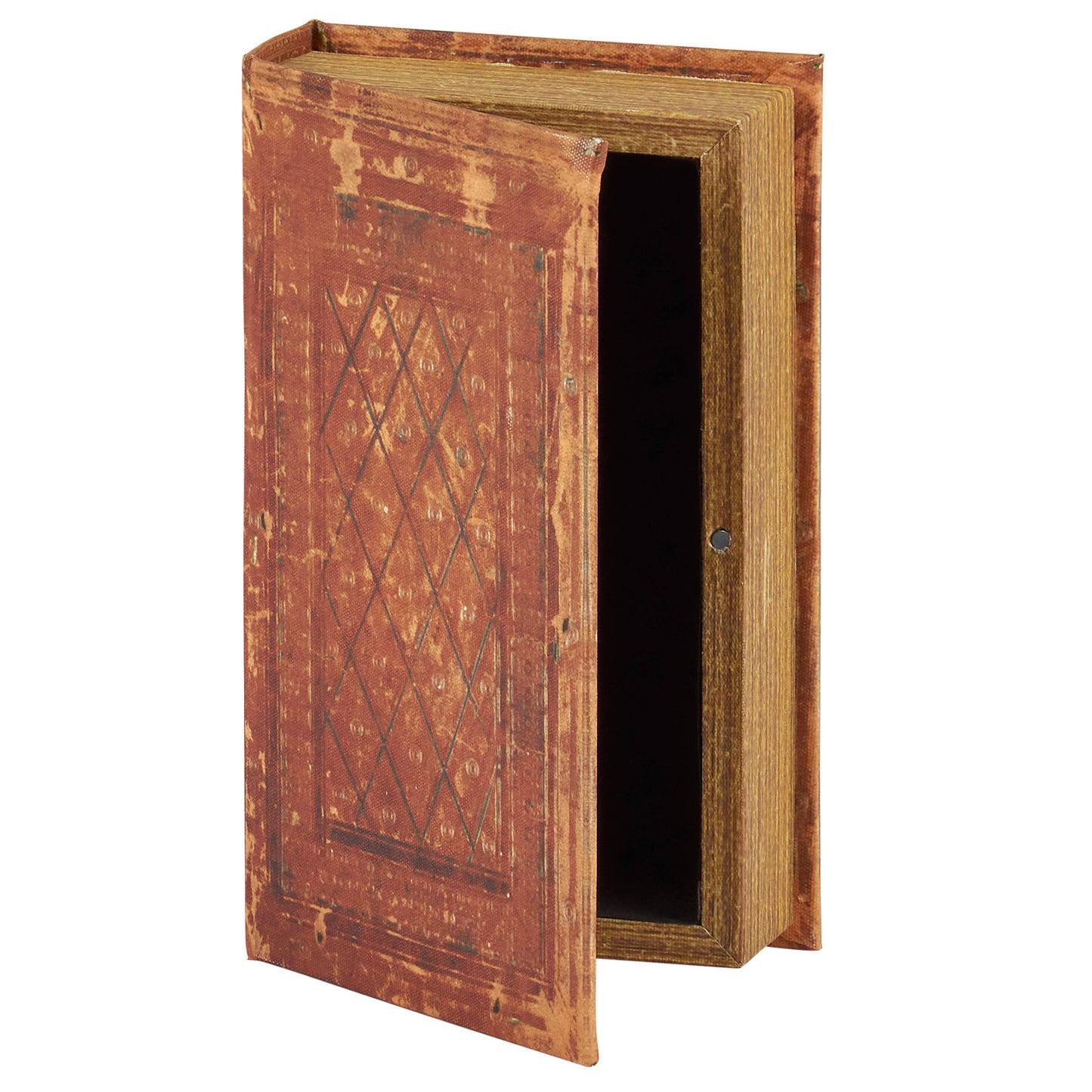 BROWN LATTICE BOOK BOX