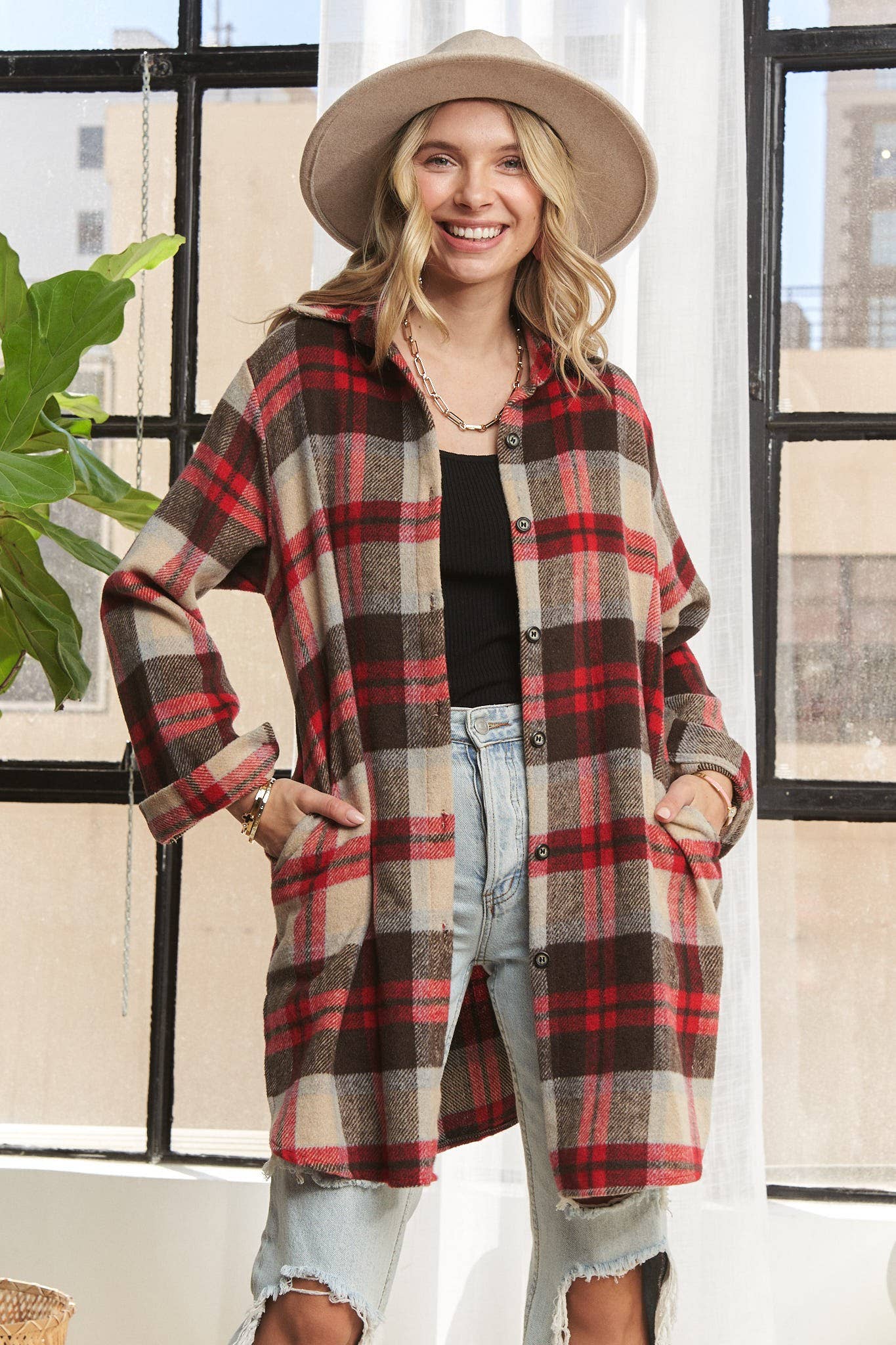 CLASSIC FLANNEL SHACKET