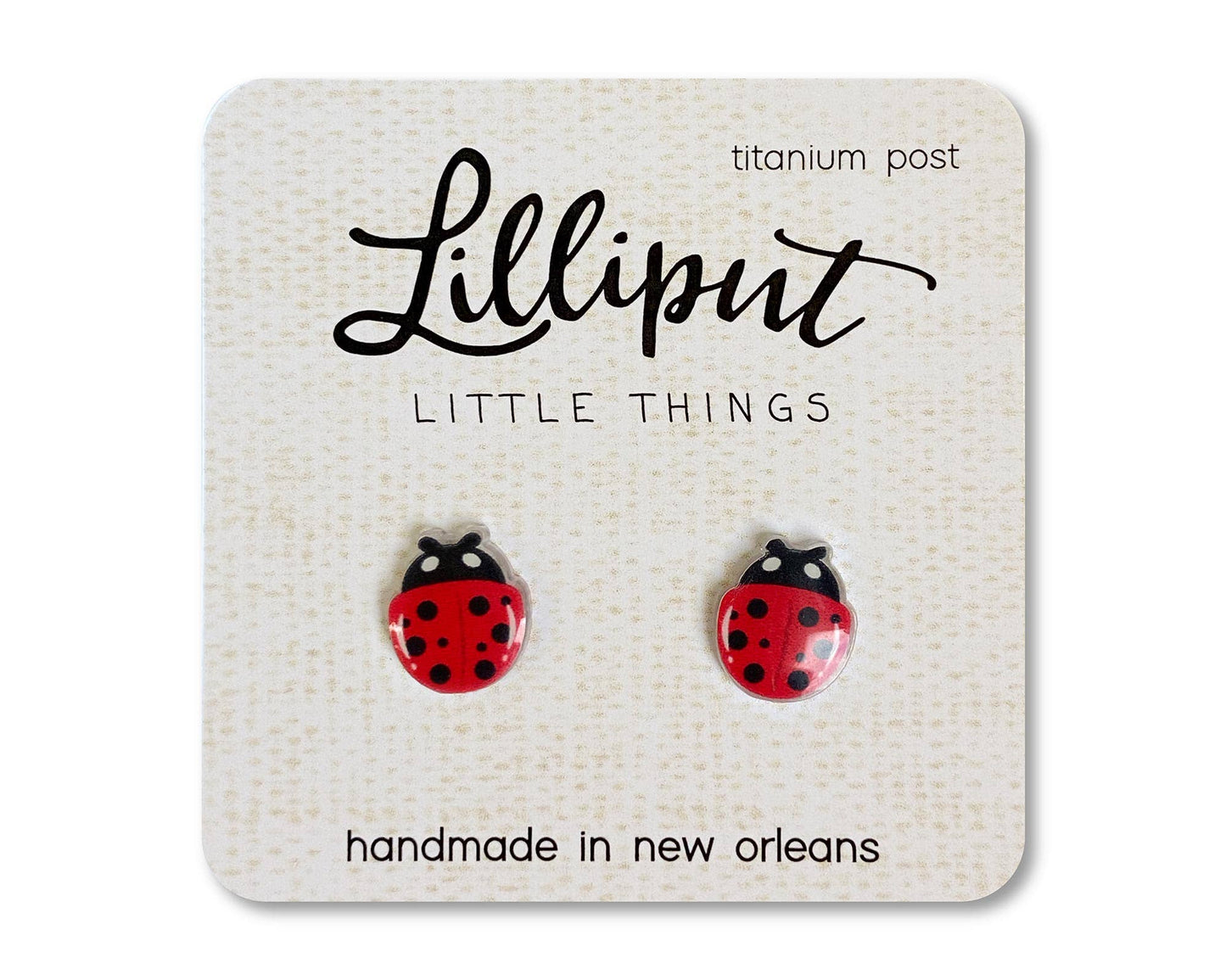 LADYBUG EARRING