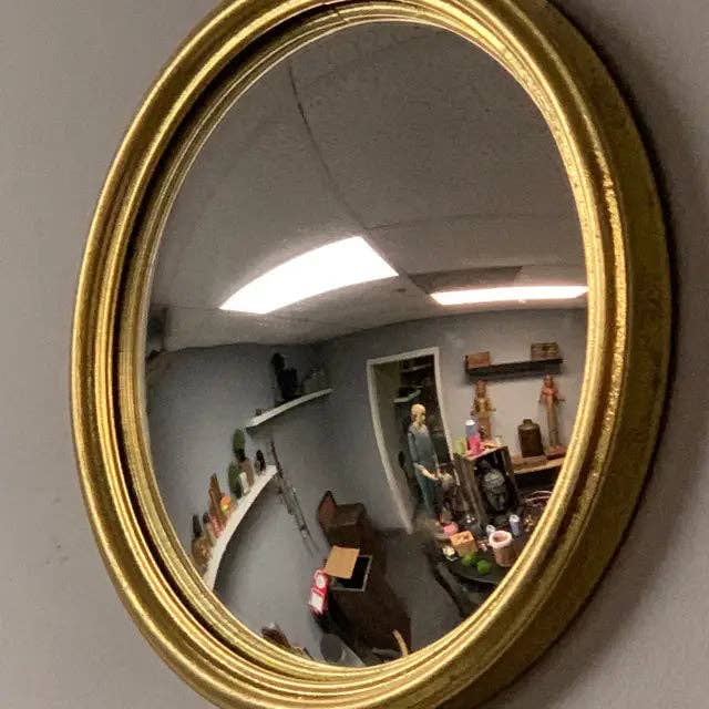 Vagabond Vintage - Bull Convex Mirror: Medium