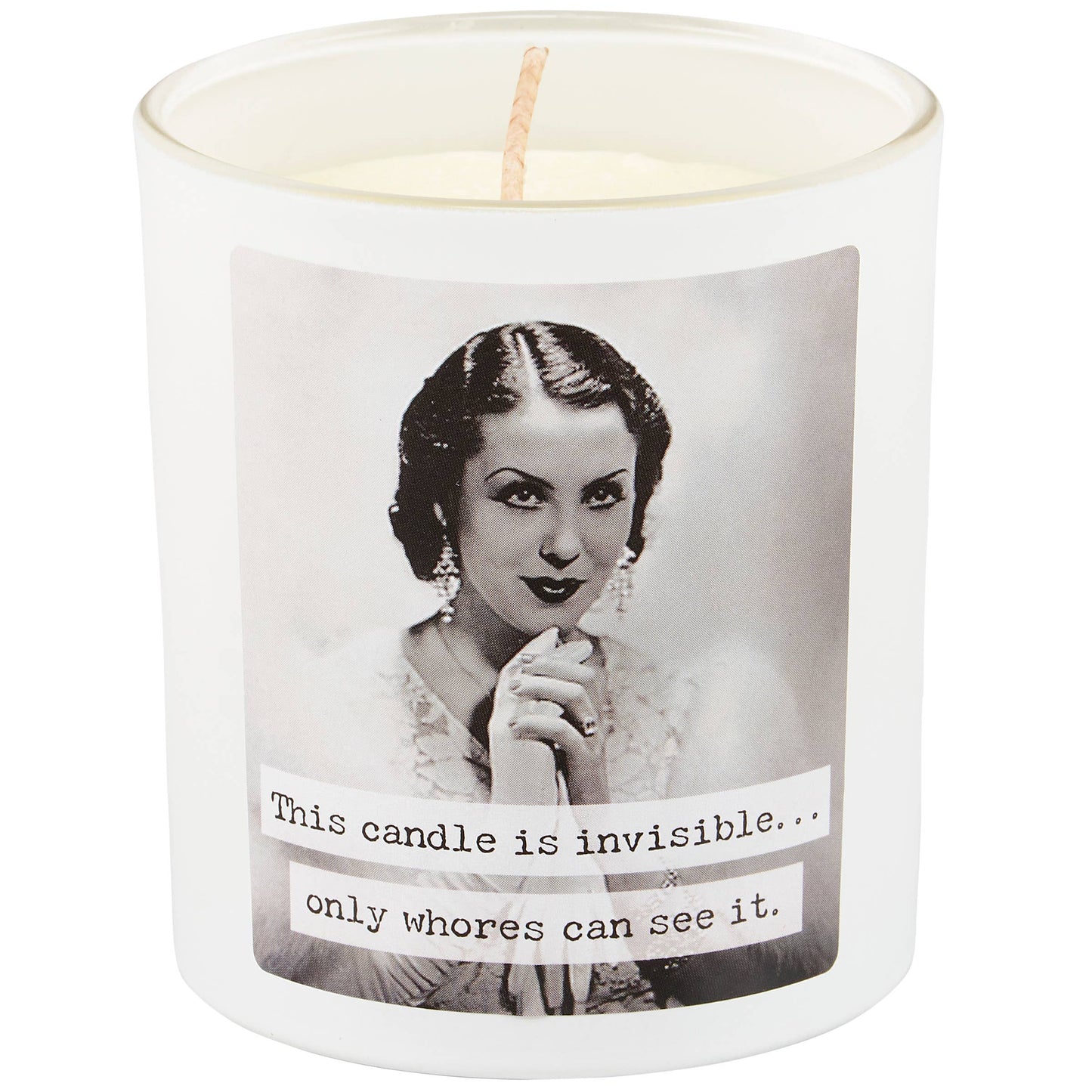THIS CANDLE IS INVISIBLE